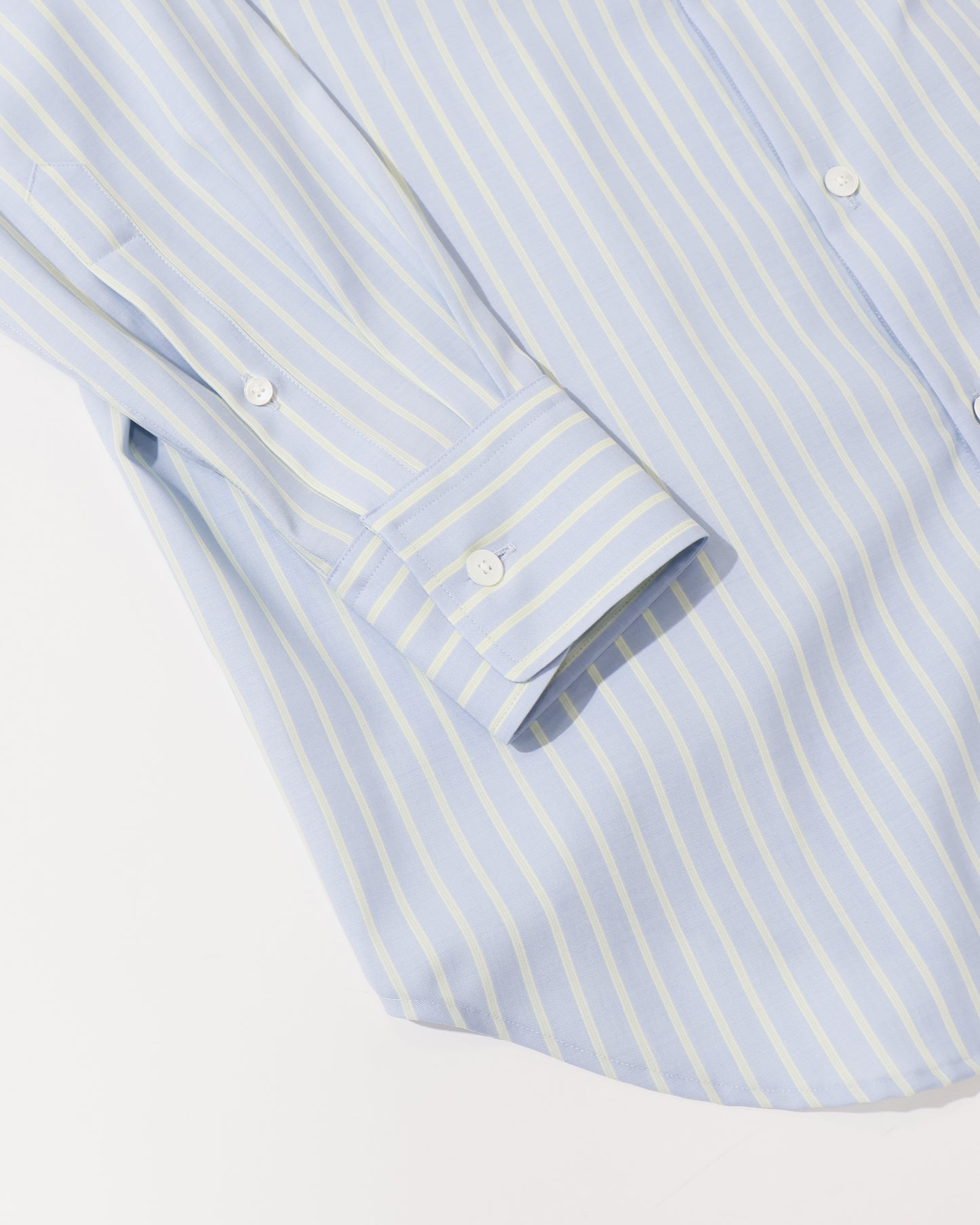 SUPER FINE WOOL STRIPE SHIRT