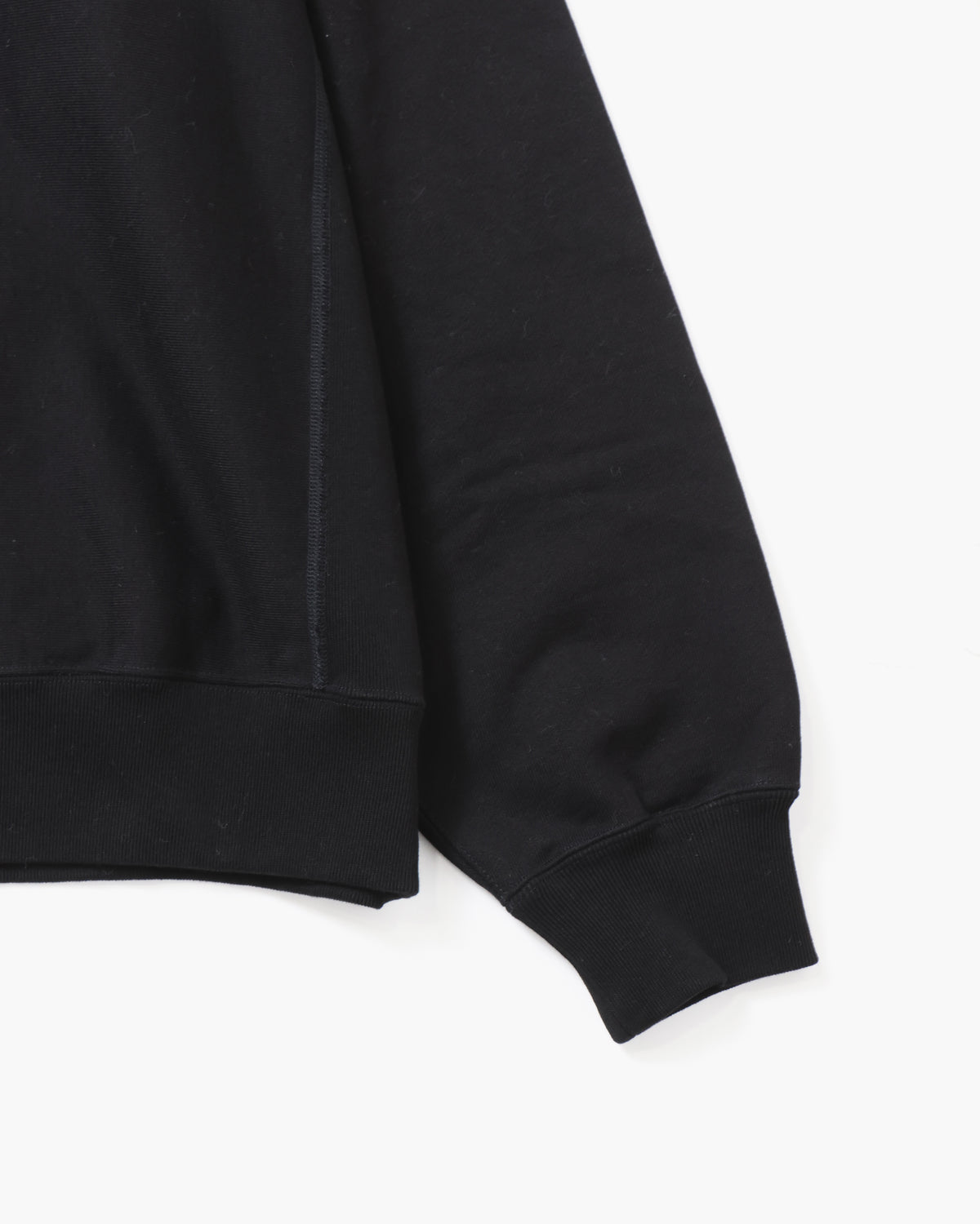 Soft&Hard Sweat Crew-neck P/O Black