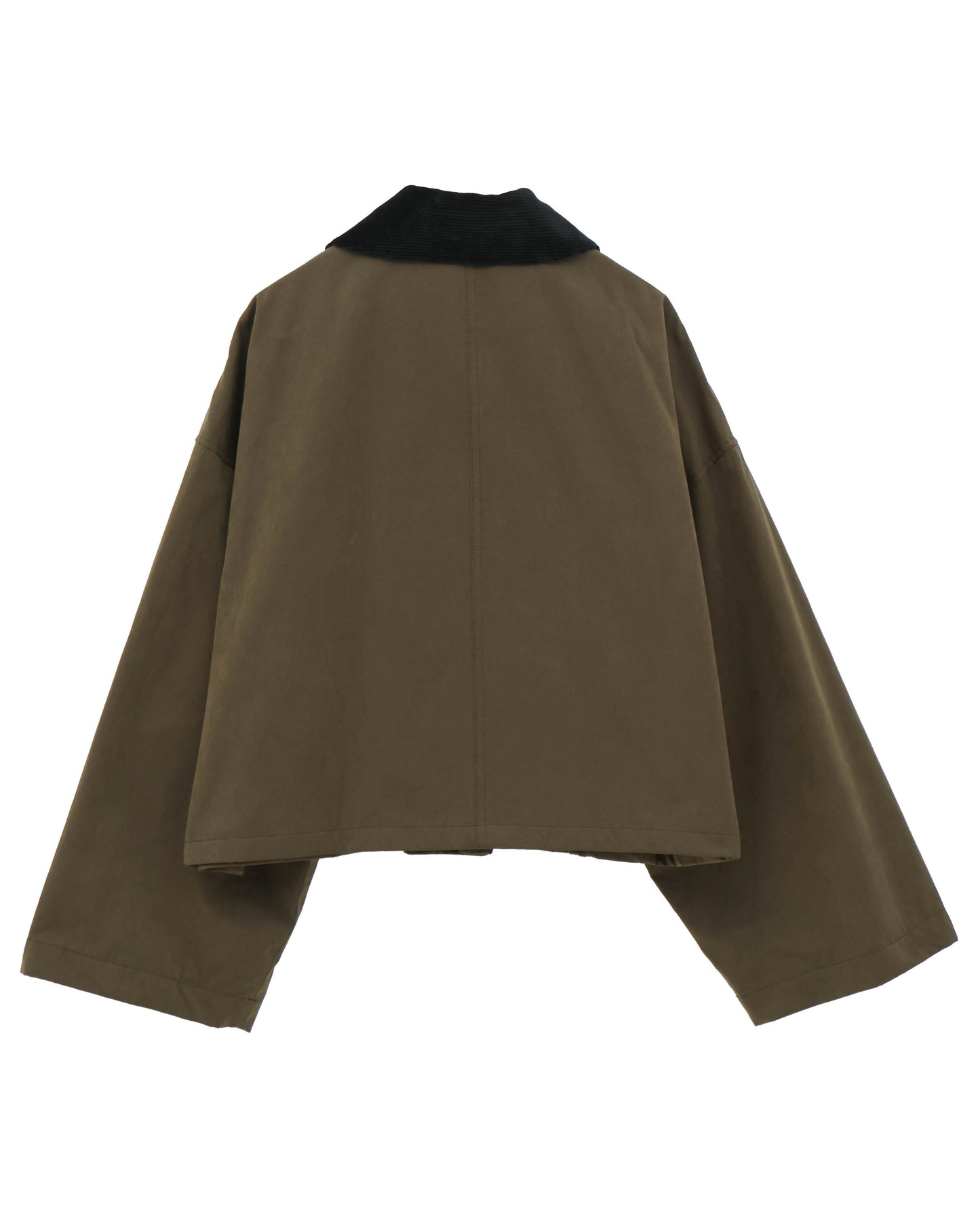 WAXED HIGH DENSITY CLOTH SHORT JACKET