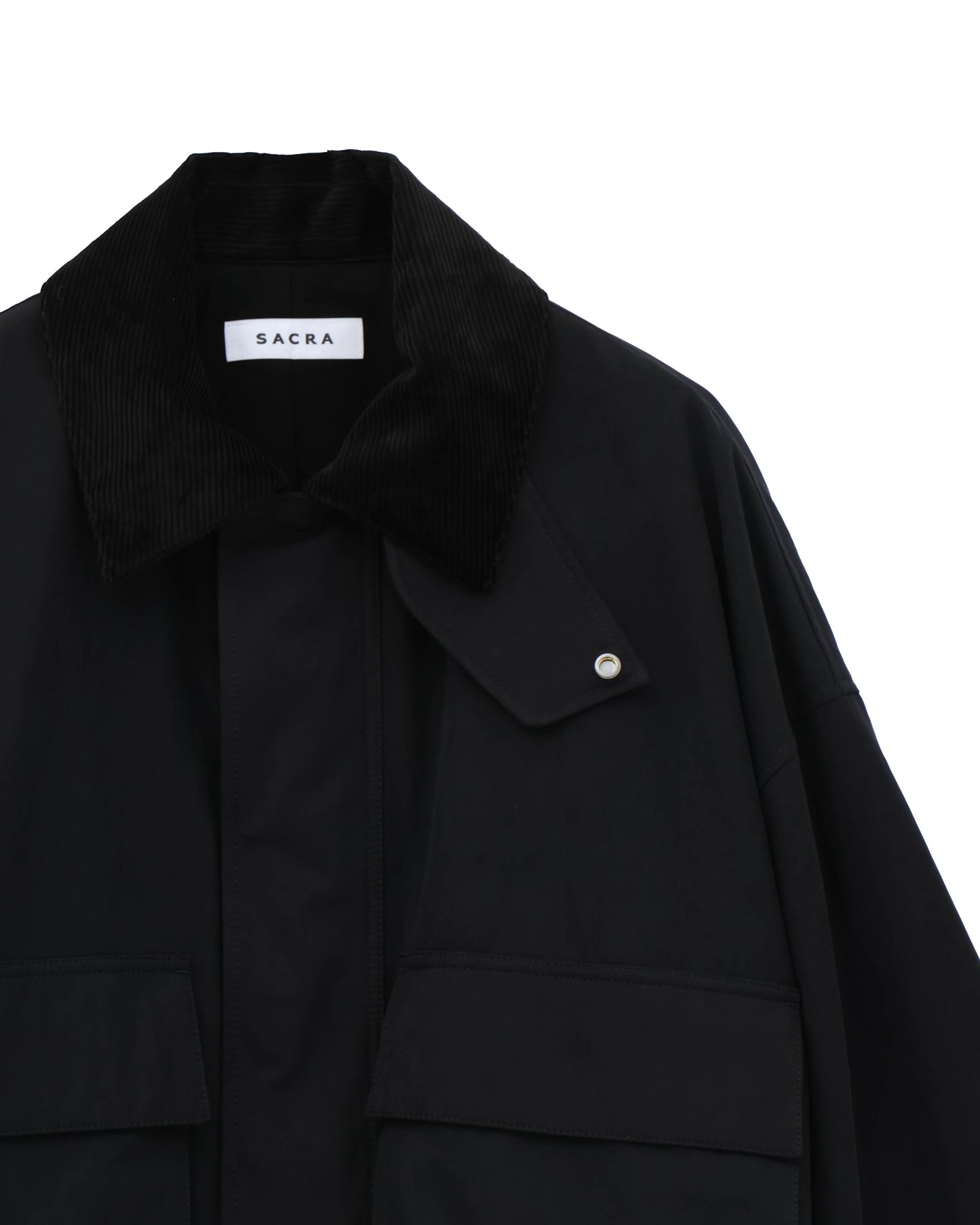 WAXED HIGH DENSITY CLOTH SHORT JACKET