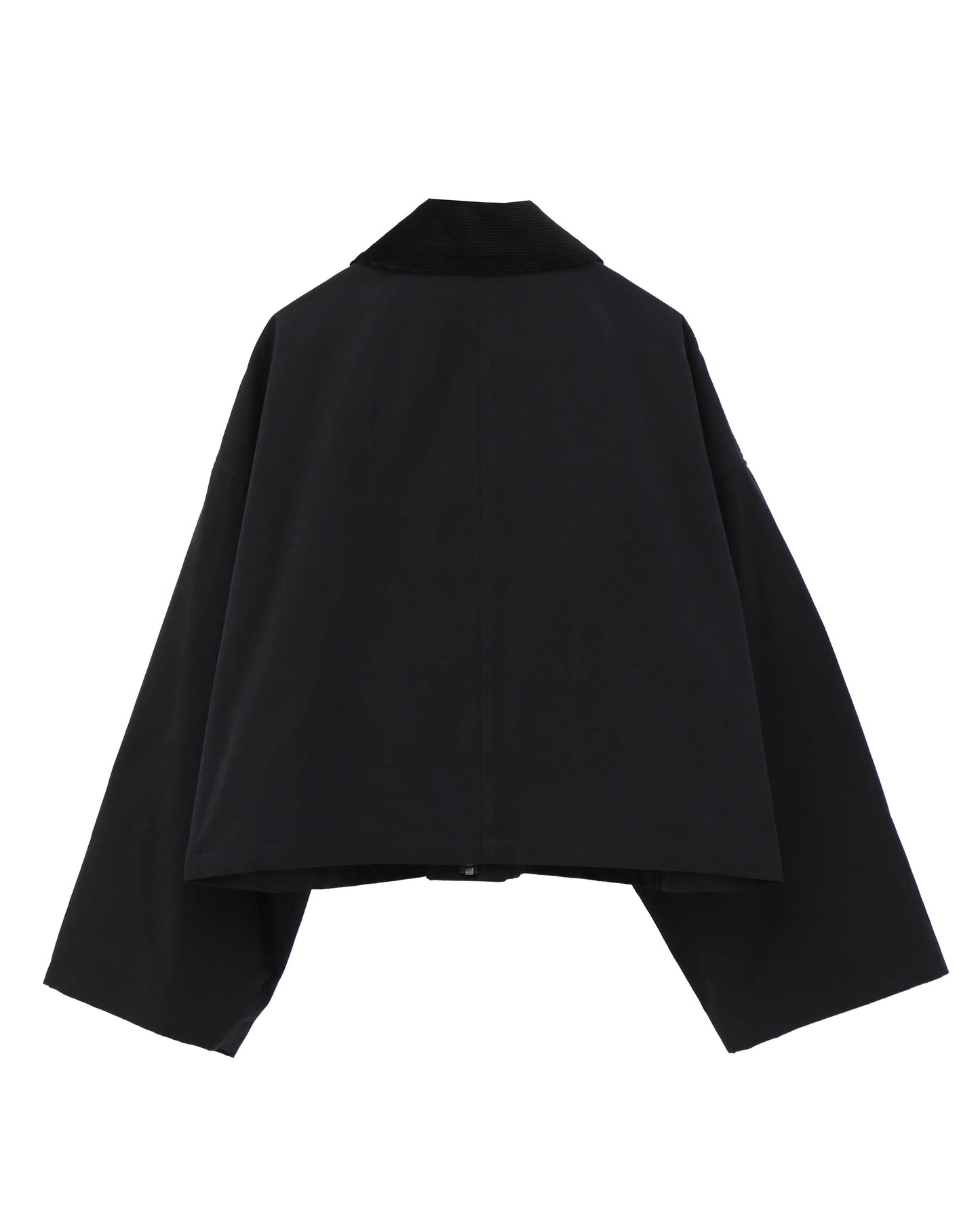 WAXED HIGH DENSITY CLOTH SHORT JACKET