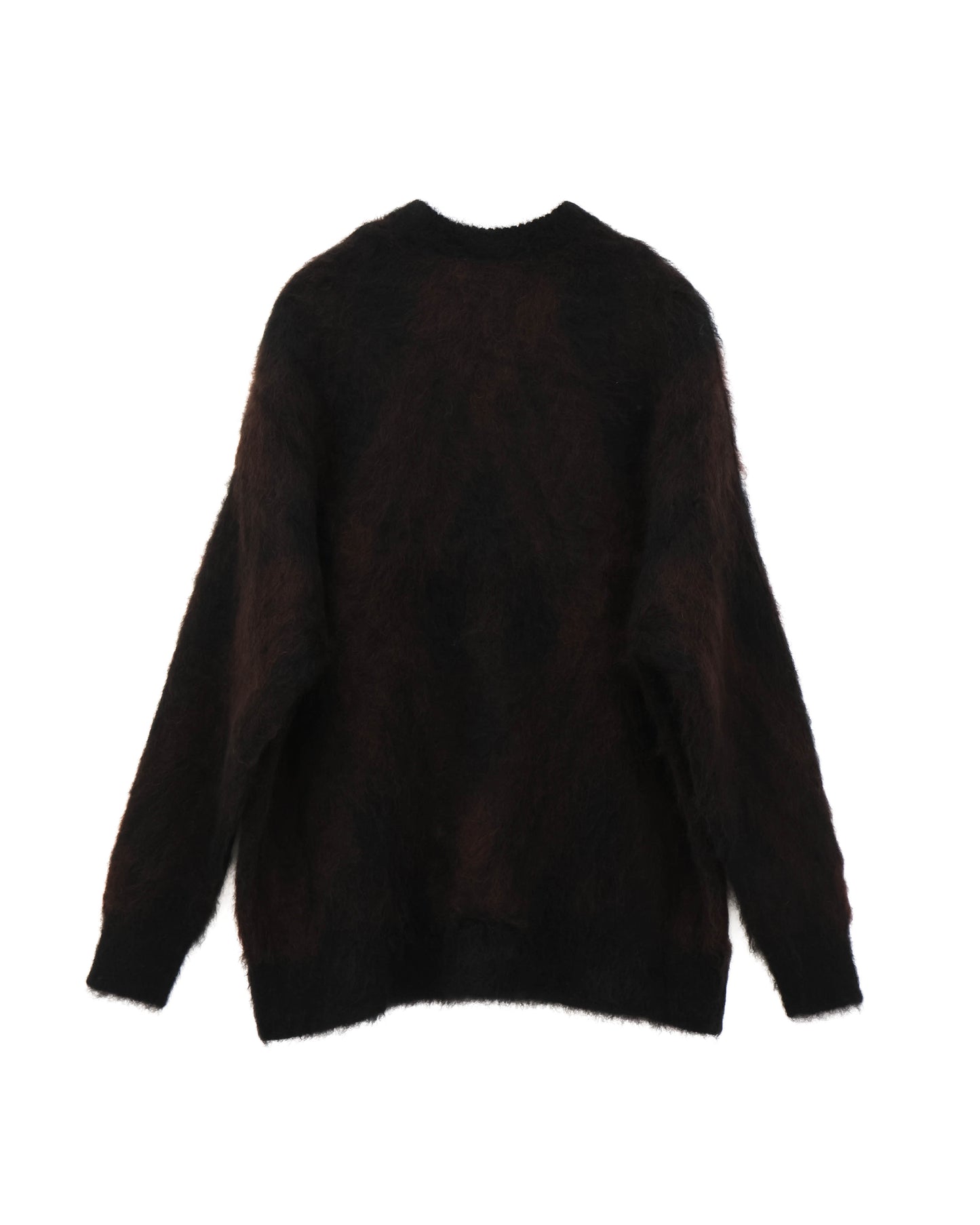 MOHAIR PLAID JACQUARD TOP