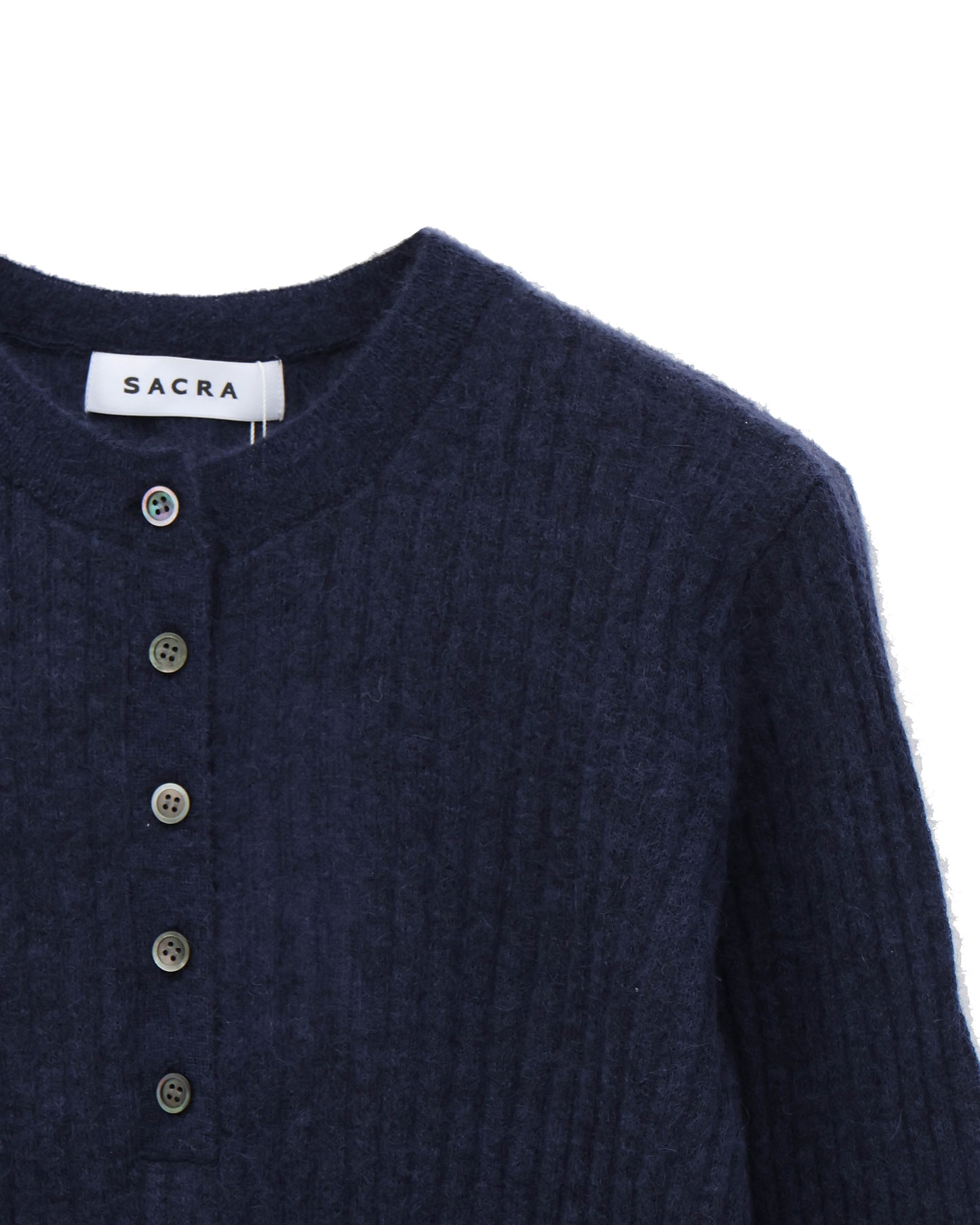 EXTRA FINE MOHAIR RIB TOP