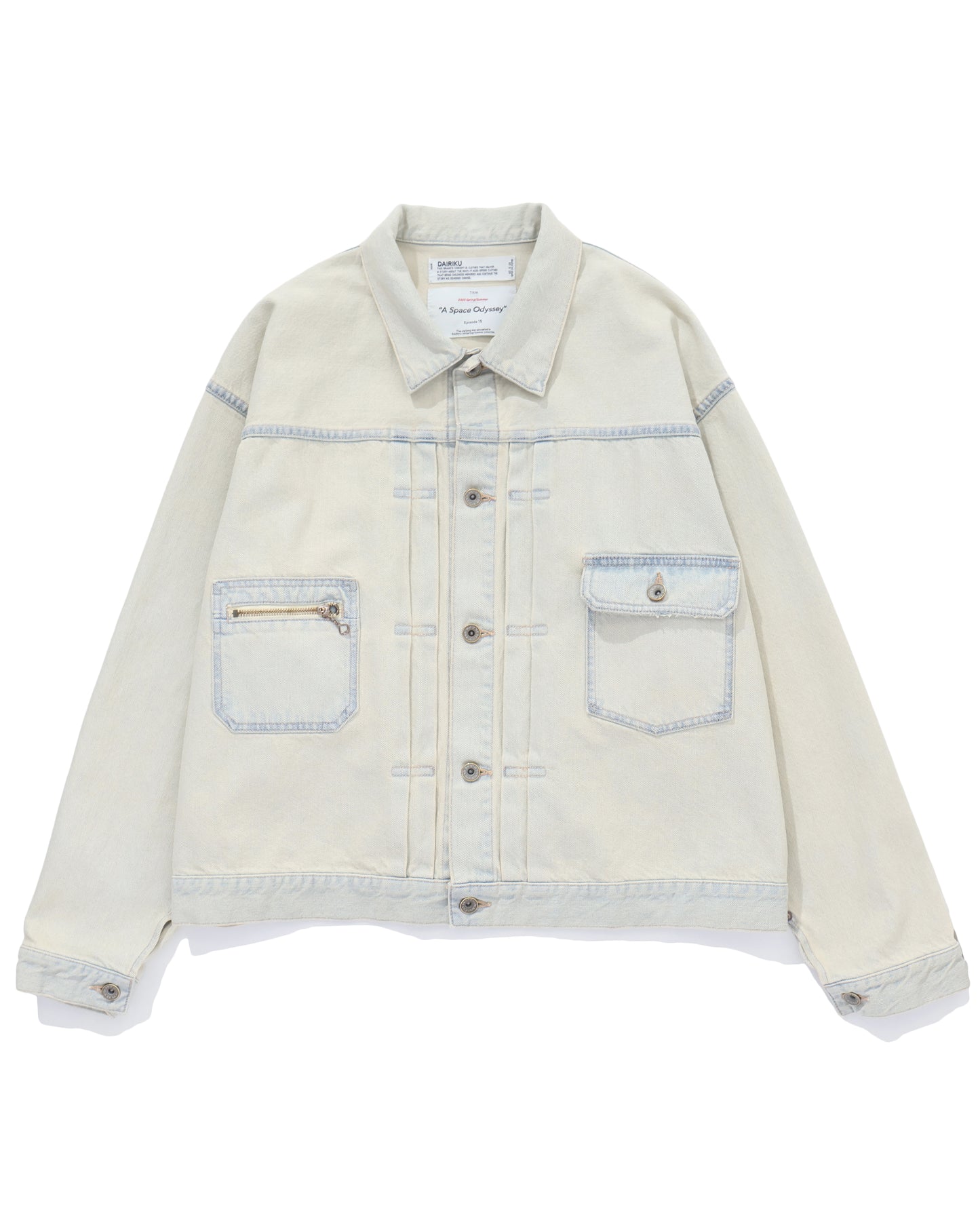 "Ice Wash" 2PKT Denim Jacket