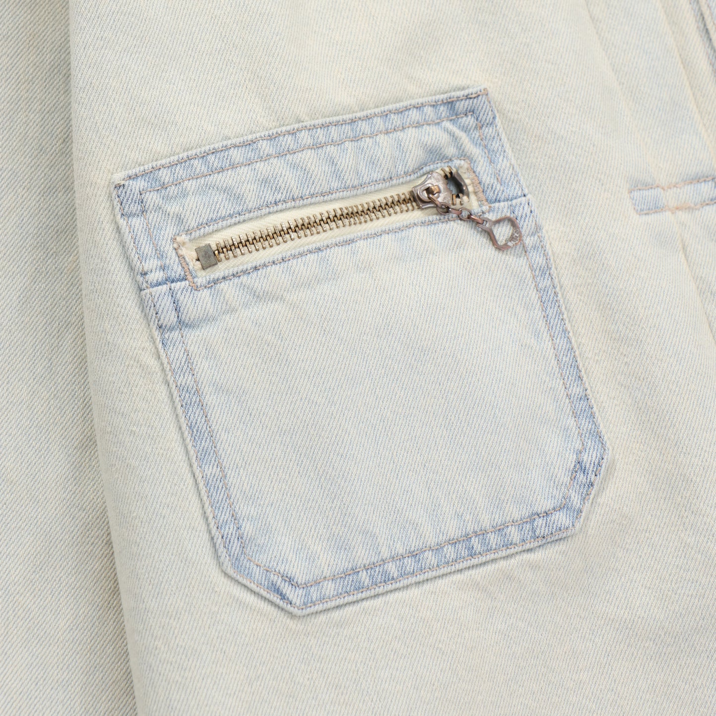 "Ice Wash" 2PKT Denim Jacket