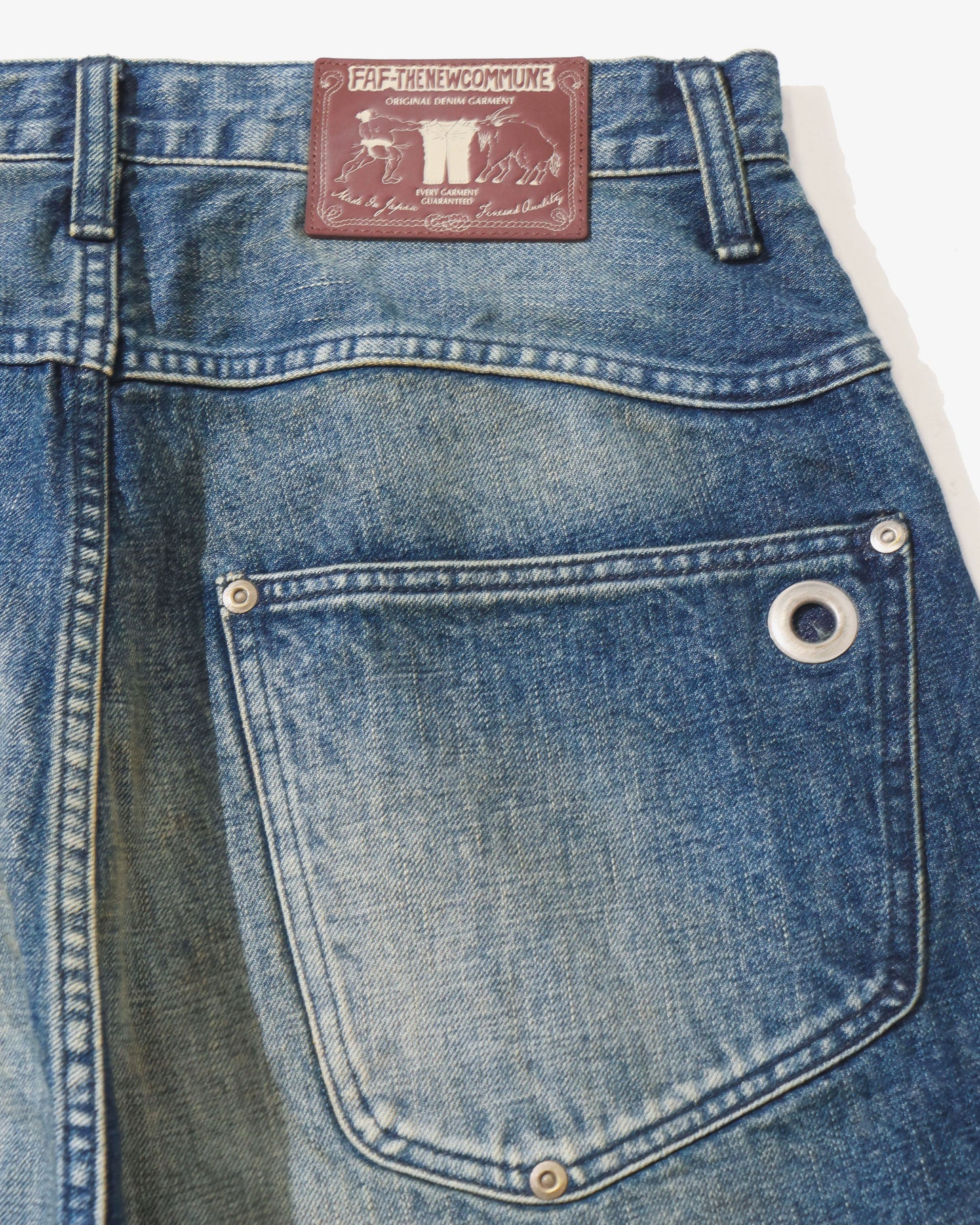 NEWCOMMUNE Baggy Denim Shorts