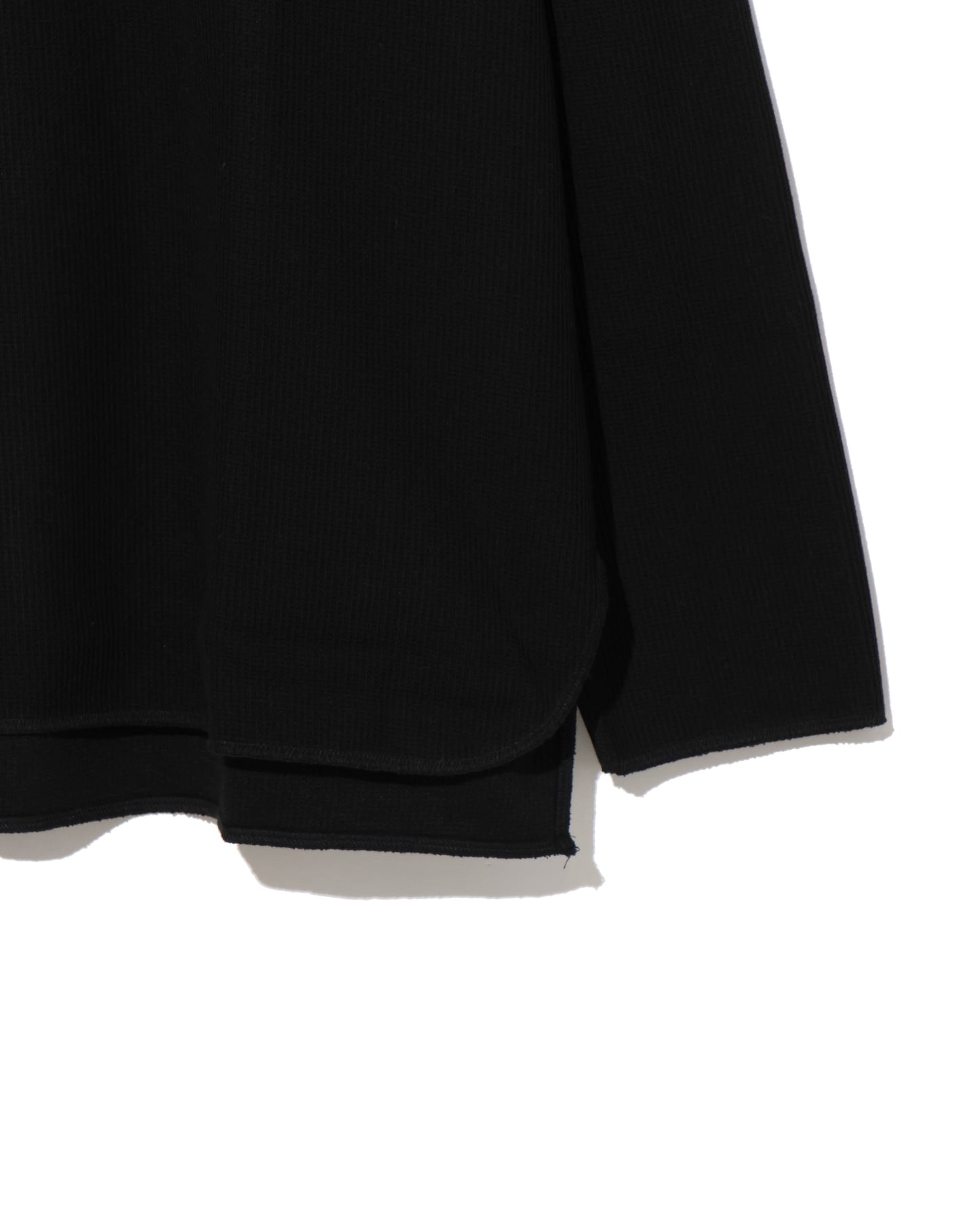 Rough&Smooth Thermal Over Neck L/S Black