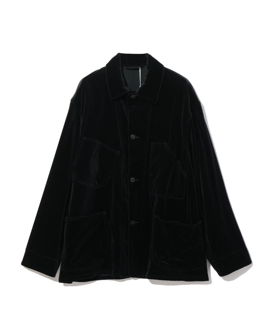 Velvet Work Jacket Black