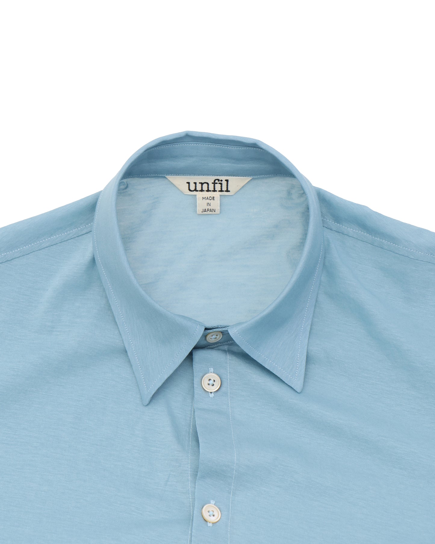 twisted cotton sheer jersey fluid shirt