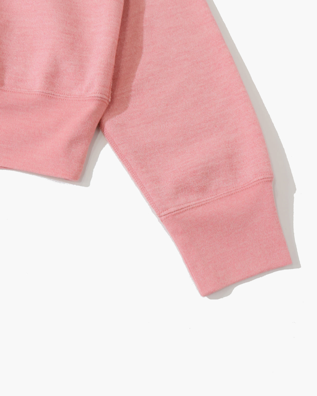 HIGH TWIST COMPACT SWEAT P/O TOP PINK