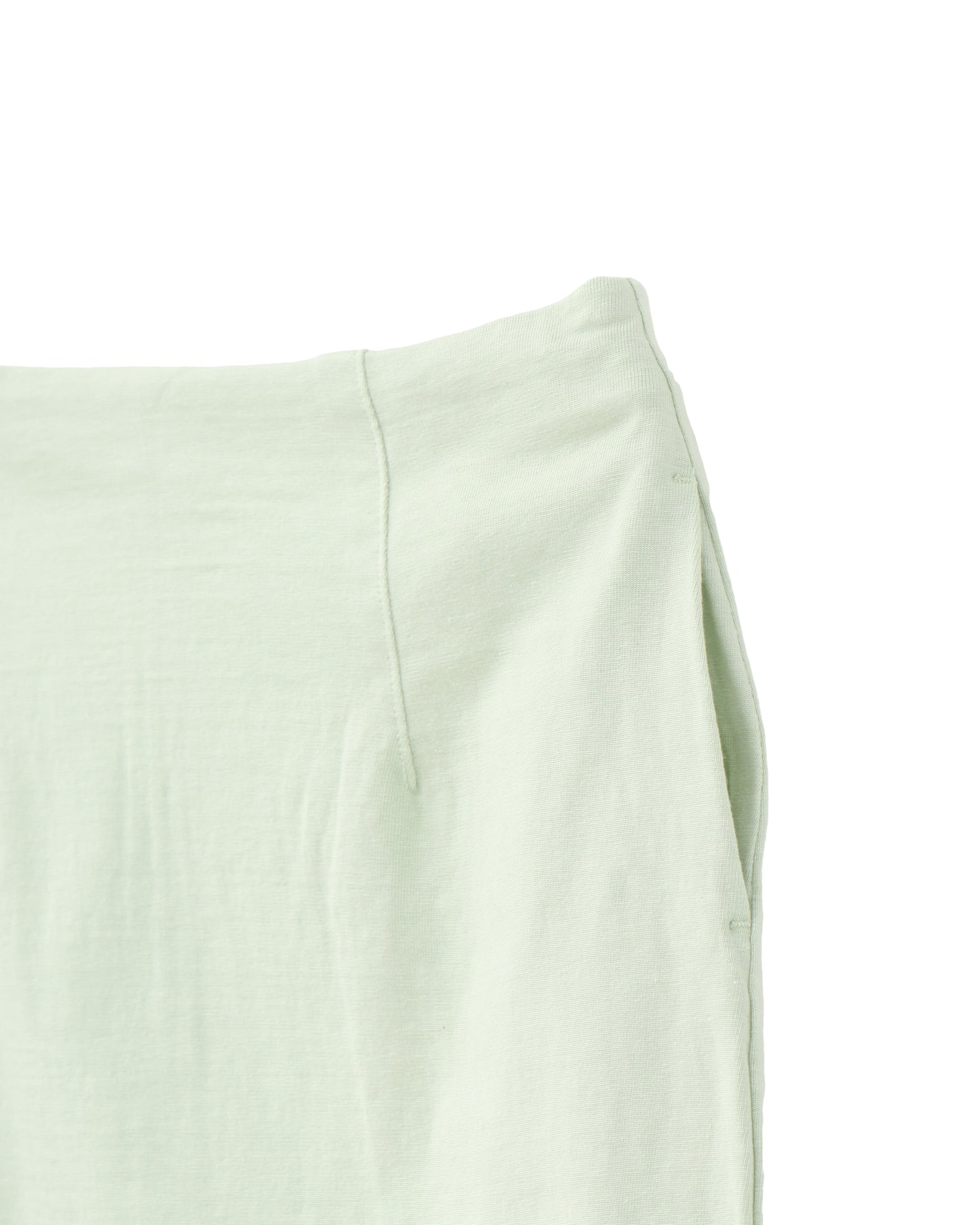 COTTON SLUB RAYON PLAITING SKIRT