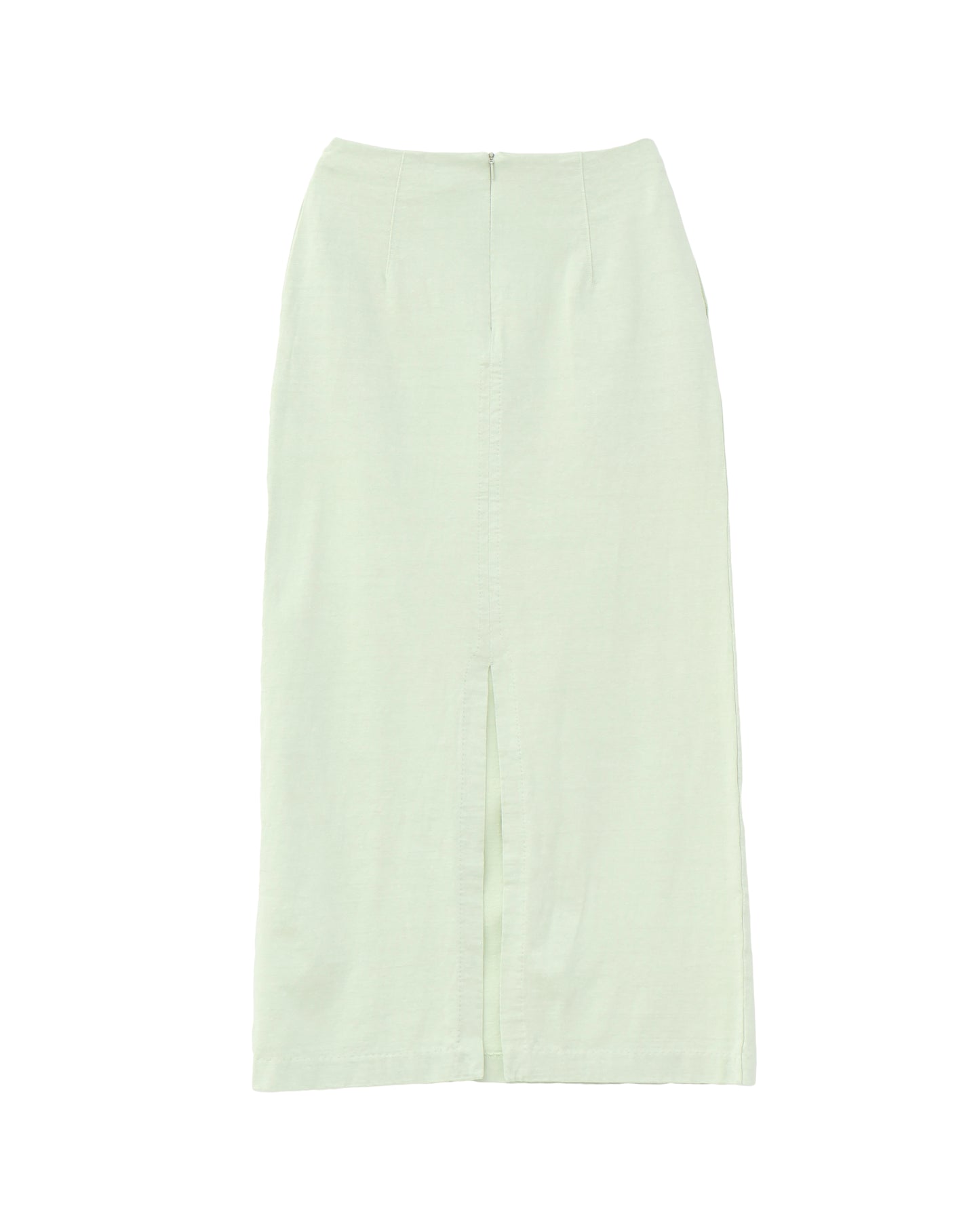 COTTON SLUB RAYON PLAITING SKIRT