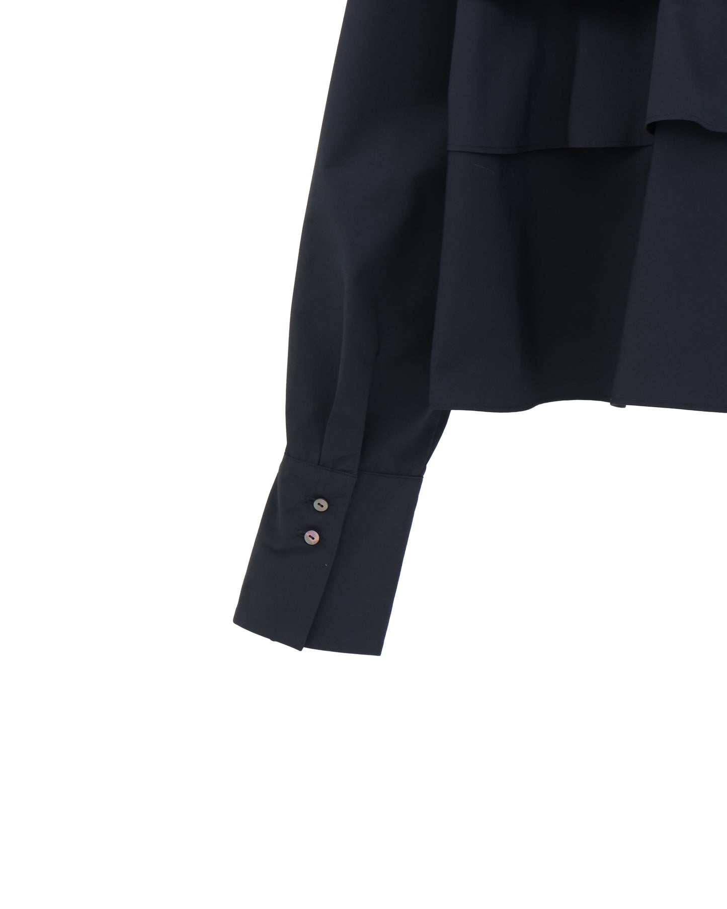 layered raffle blouse