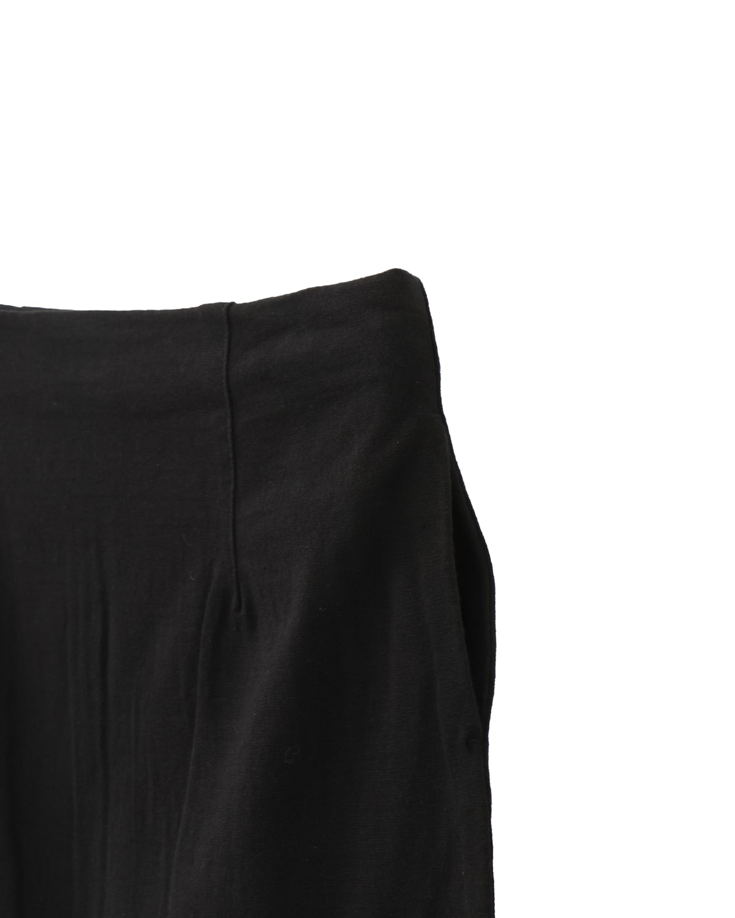COTTON SLUB RAYON PLAITING SKIRT