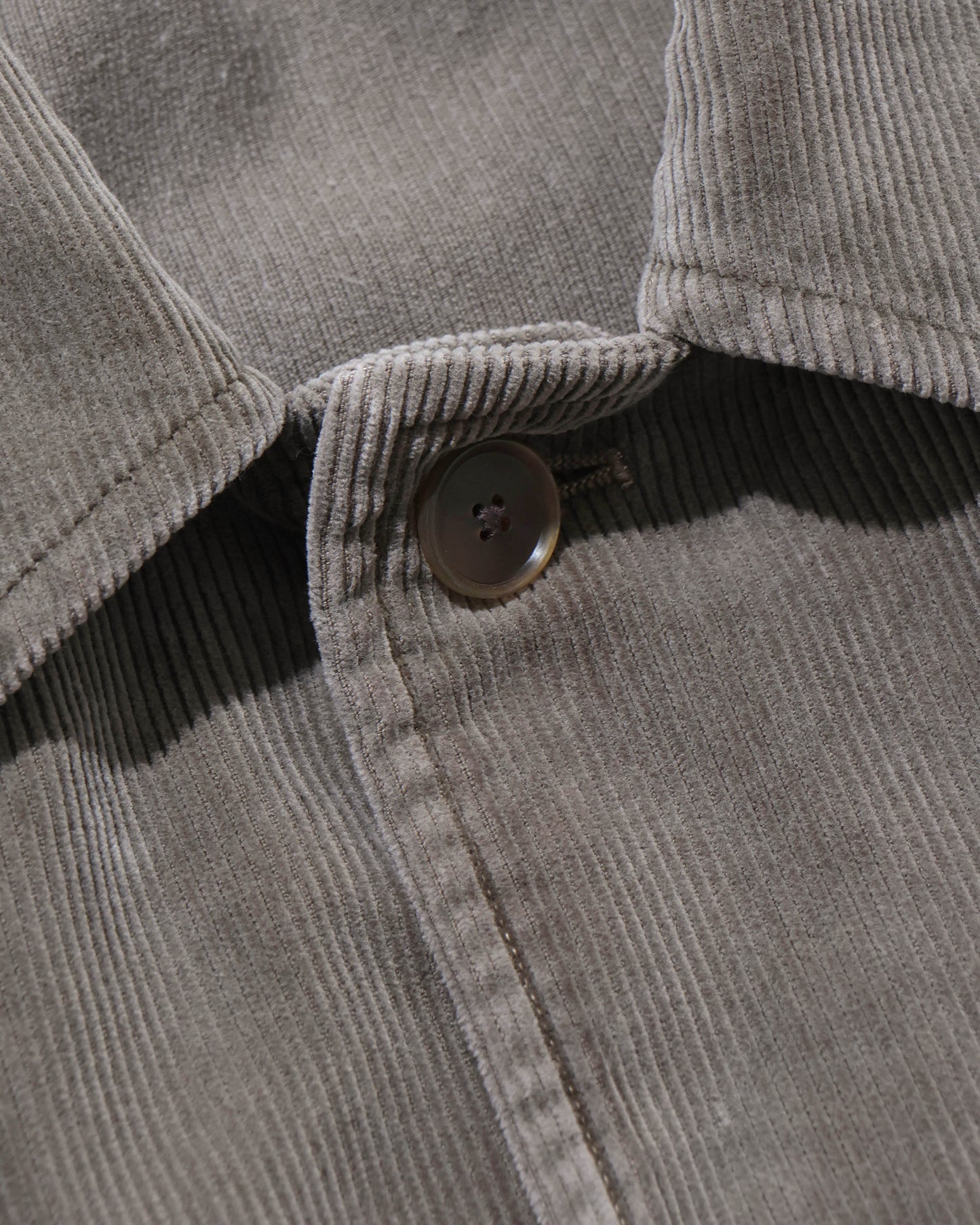PIGMENT DYED FINX CORDUROY BLOUSON OLIVE BROWN