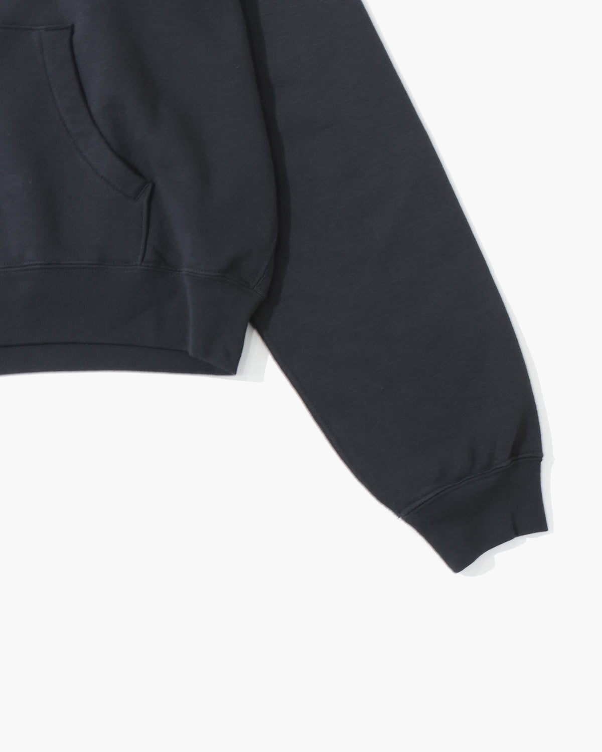HIGH TWIST COMPACT SWEAT ZIP PARKER INK BLACK