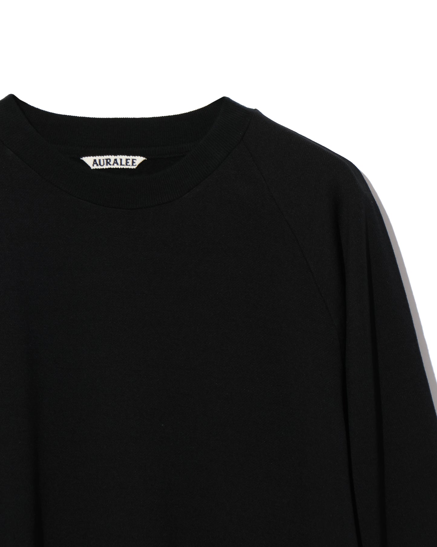 LIGHT WOOL SWEAT P/O BLACK