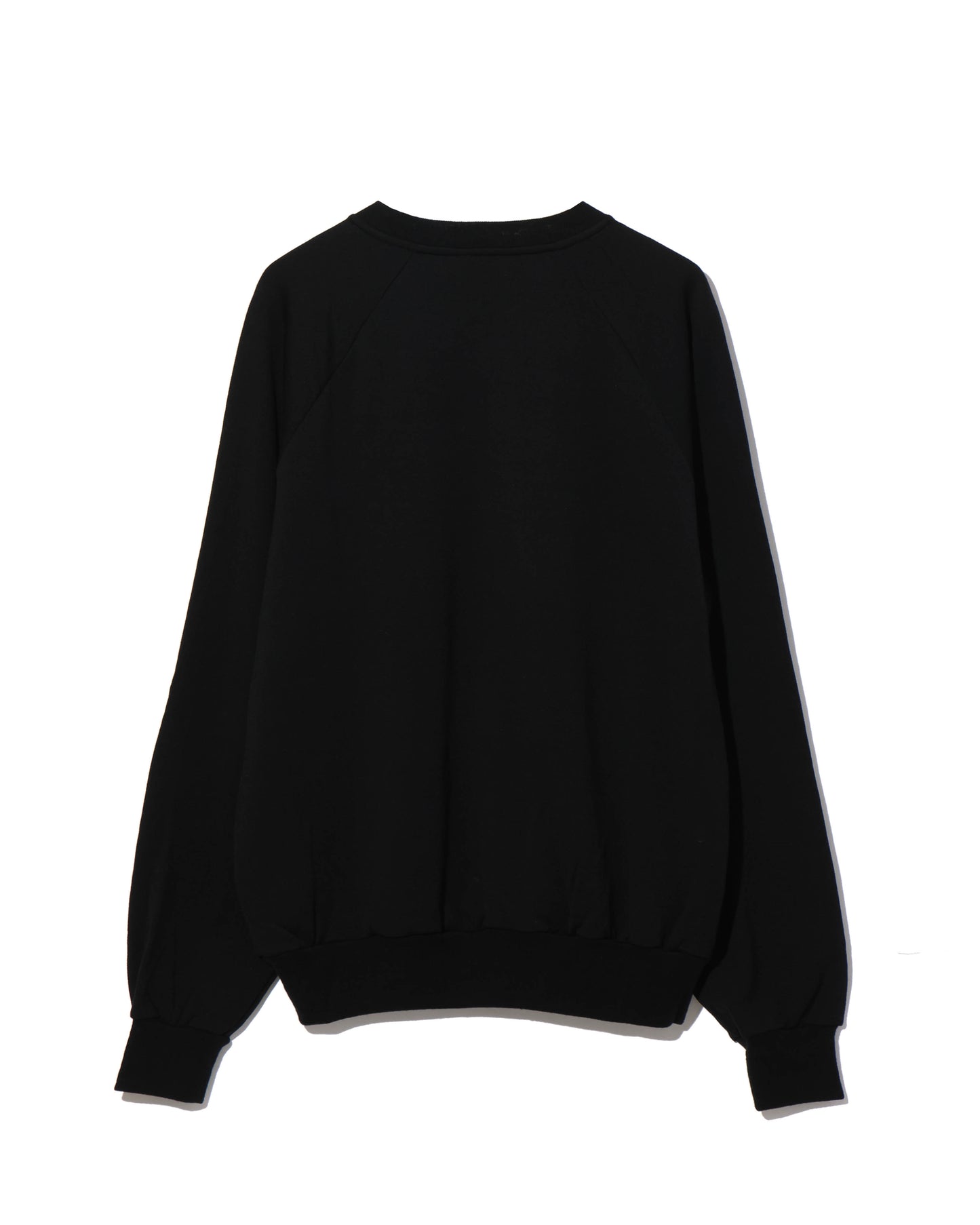 LIGHT WOOL SWEAT P/O BLACK