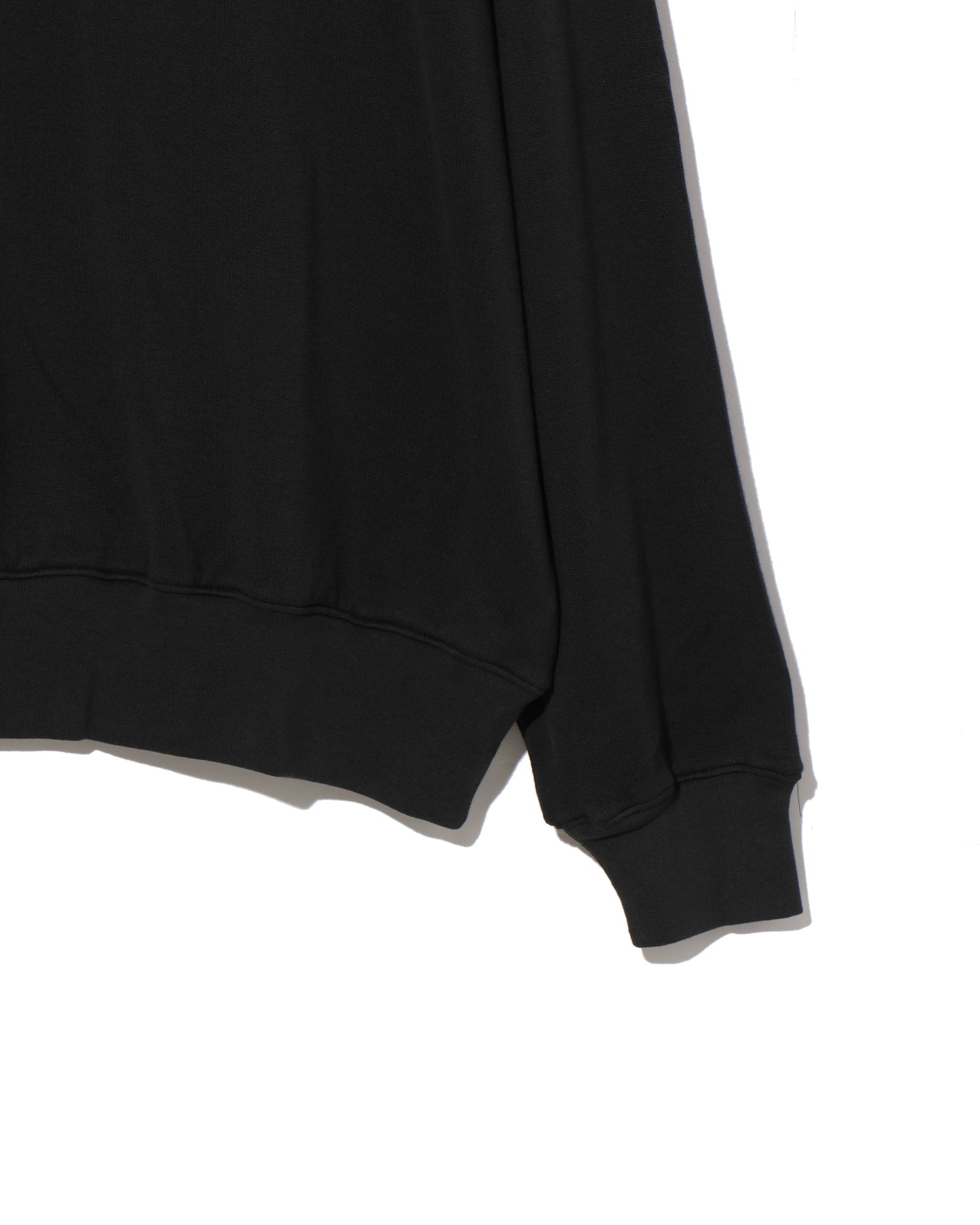 SUPER HIGH GAUGE SWEAT P/O INK BLACK