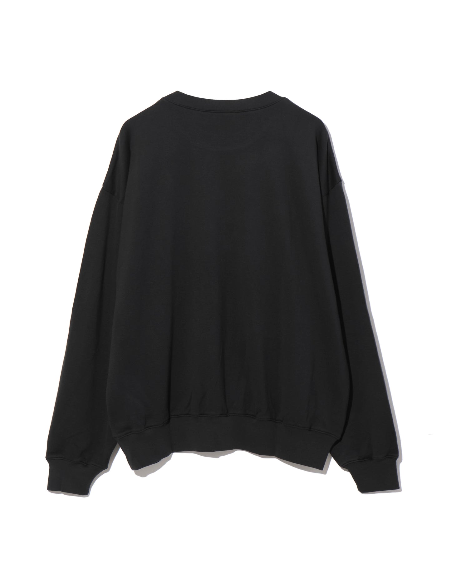 SUPER HIGH GAUGE SWEAT P/O INK BLACK