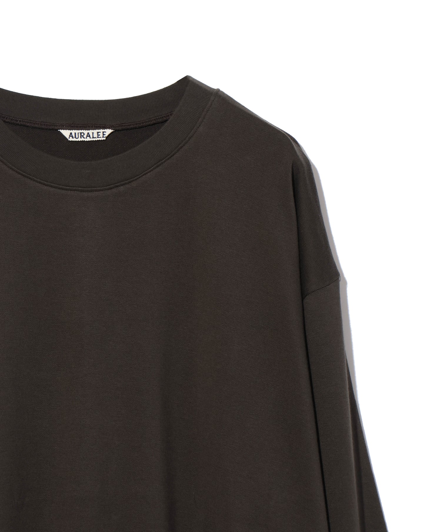 SUPER HIGH GAUGE SWEAT P/O DARK BROWN