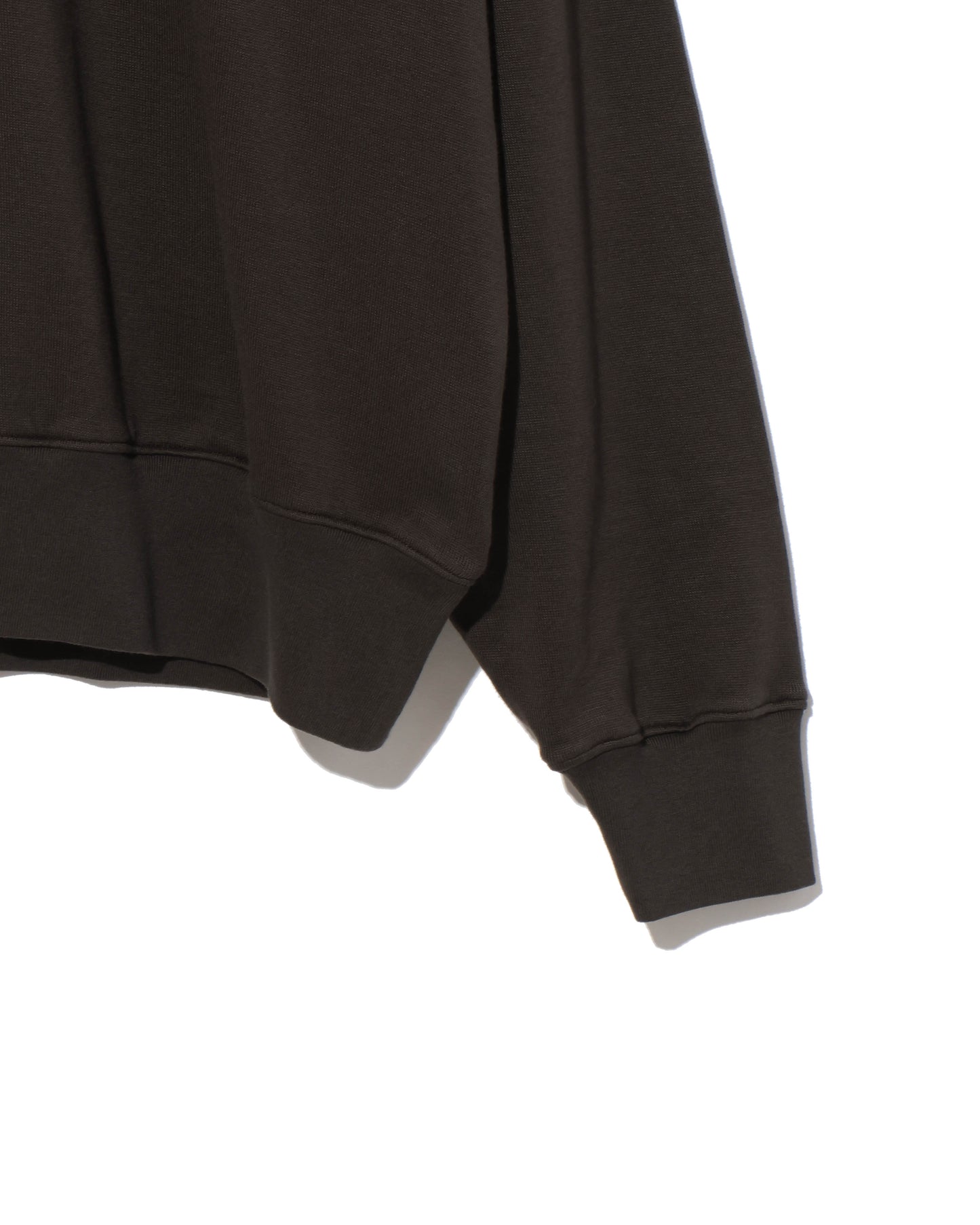 SUPER HIGH GAUGE SWEAT P/O DARK BROWN