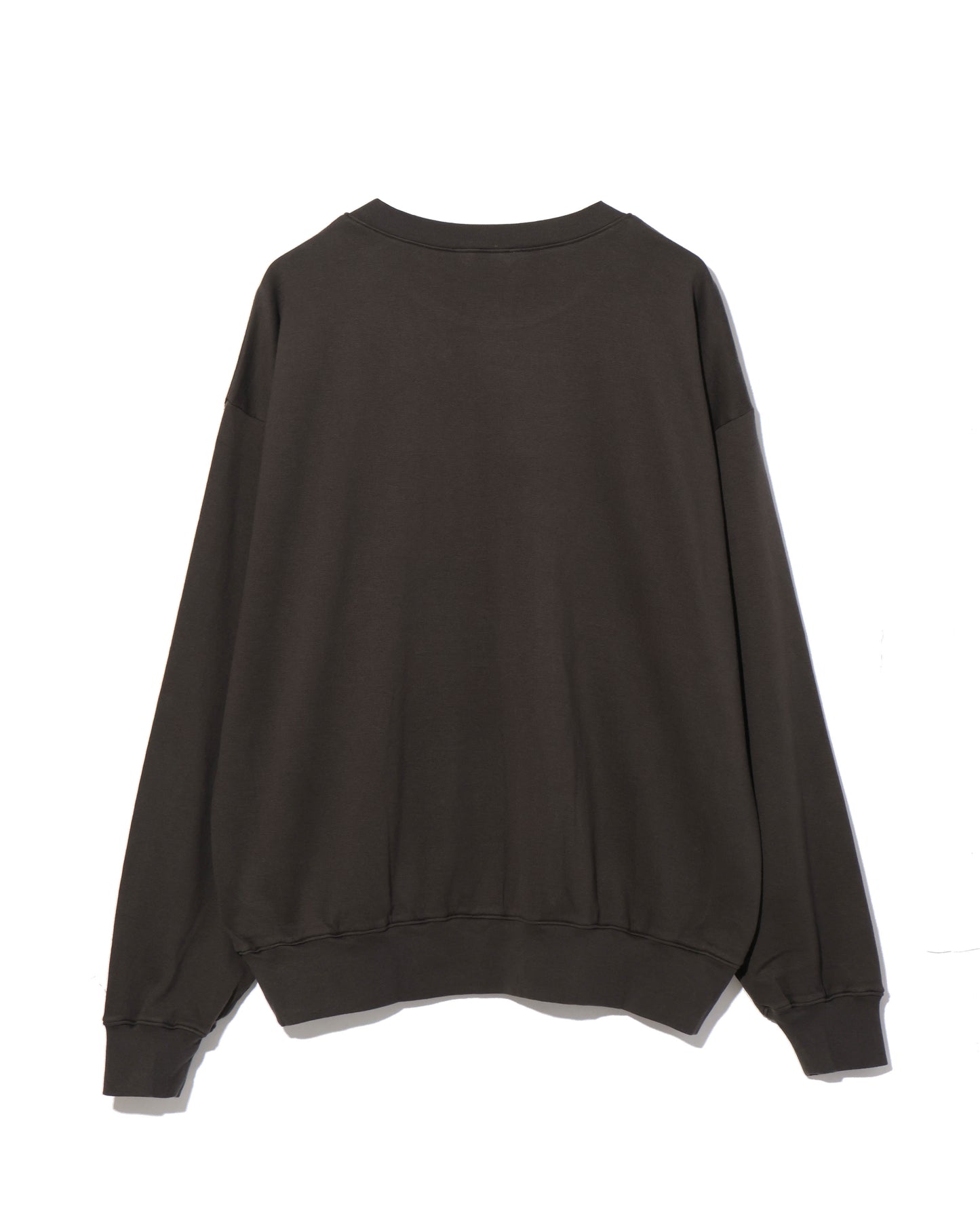 SUPER HIGH GAUGE SWEAT P/O DARK BROWN