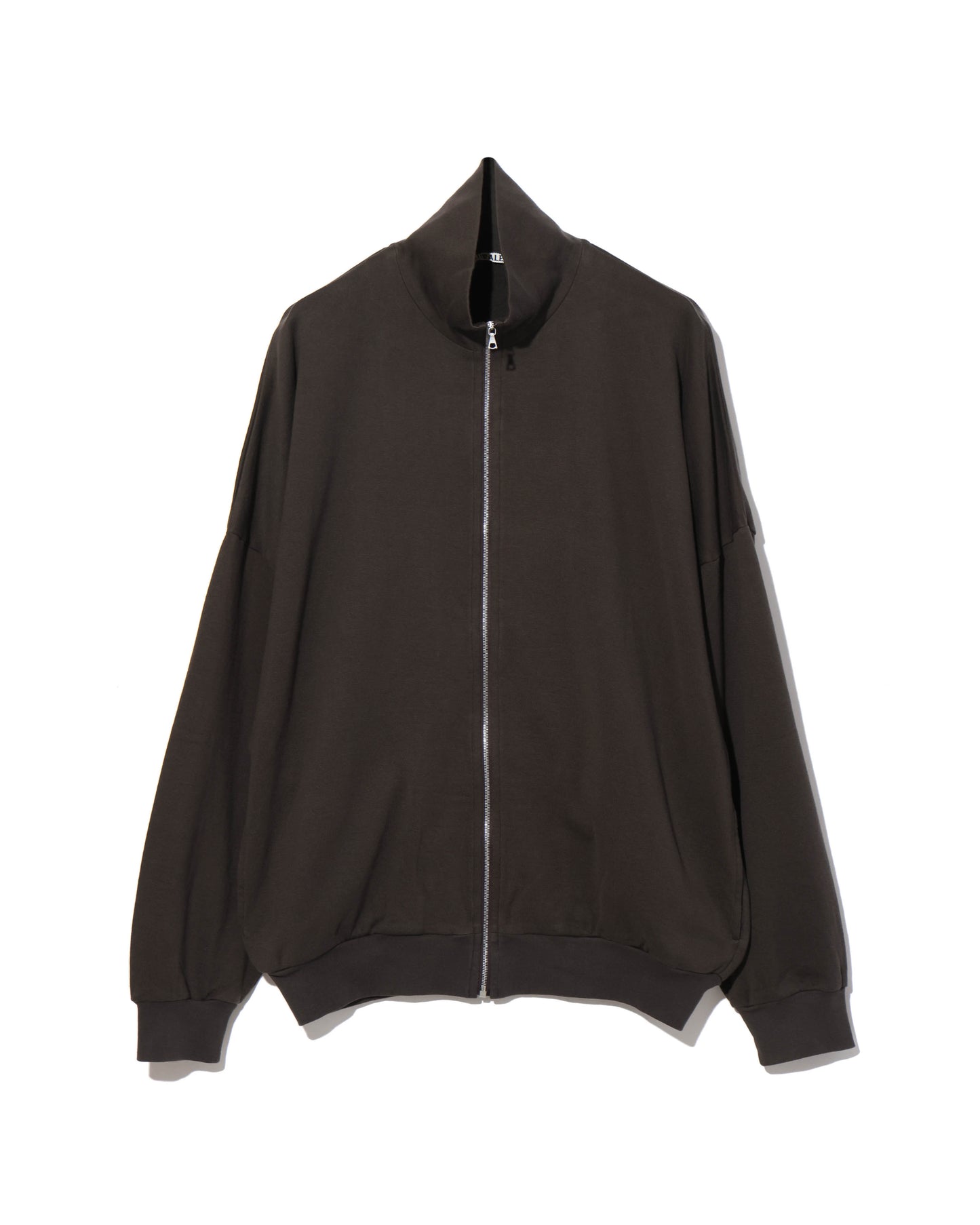 SUPER HIGH GAUGE SWEAT ZIP BLOUSON DARK BROWN
