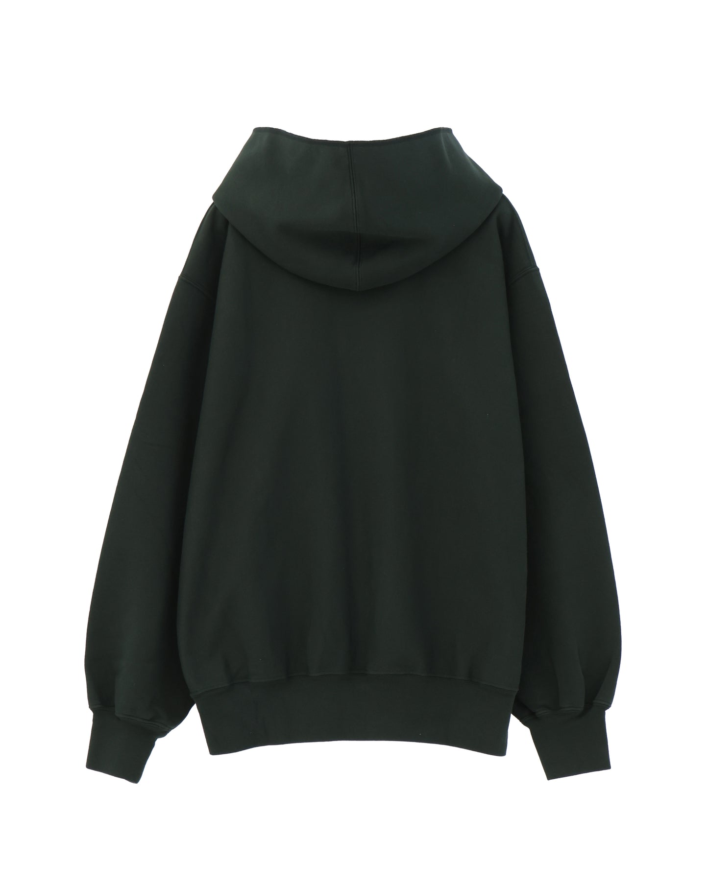 Thin-Sweat Separate-Pocket Hoodie P/O DarkGreen