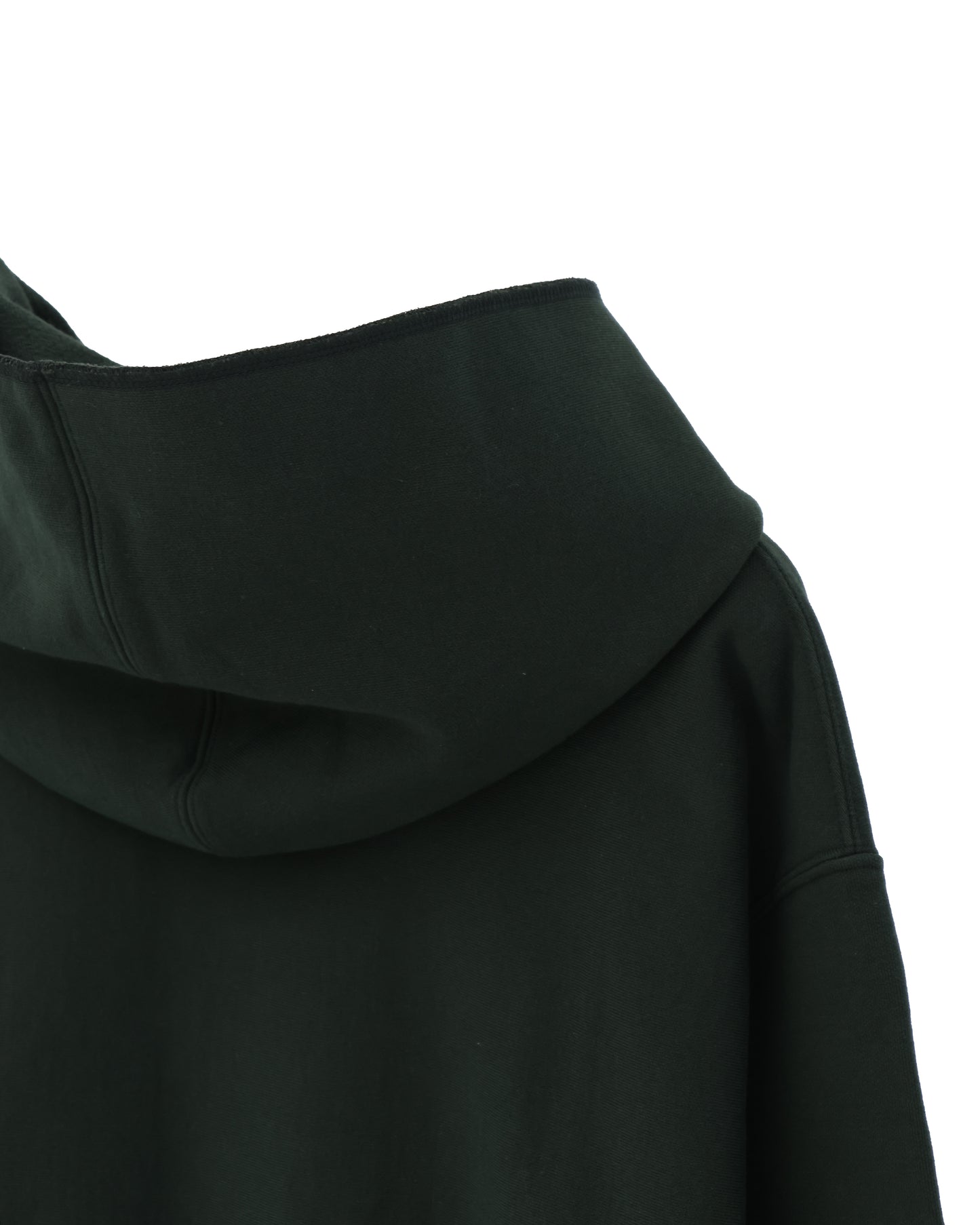 Thin-Sweat Separate-Pocket Hoodie P/O DarkGreen