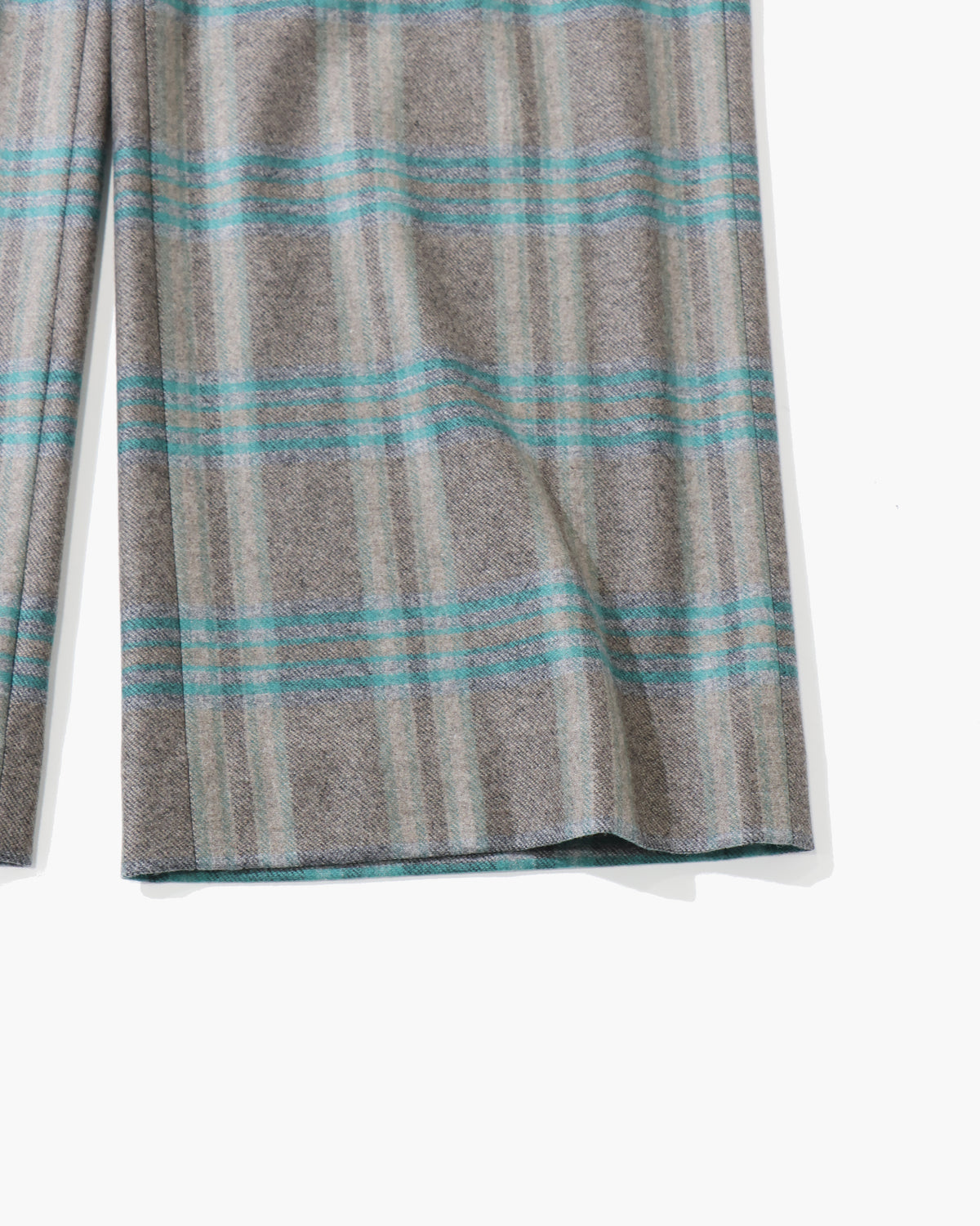WOOL FULLING FLANNEL DRAWSTRING PANTS