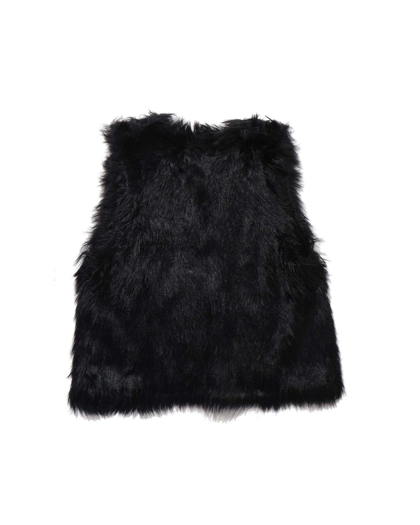 shaggy knit 2way vest