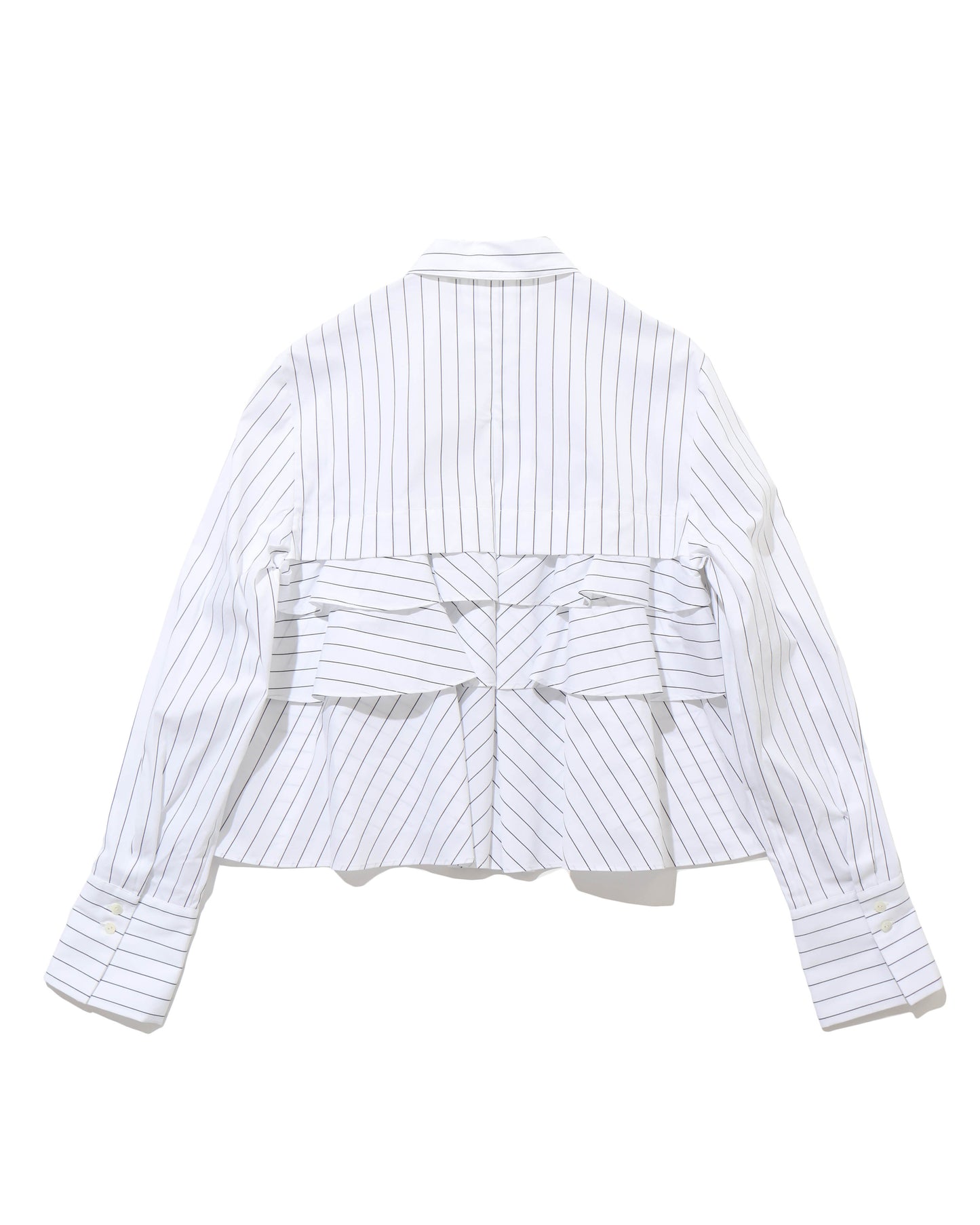 layered raffle blouse