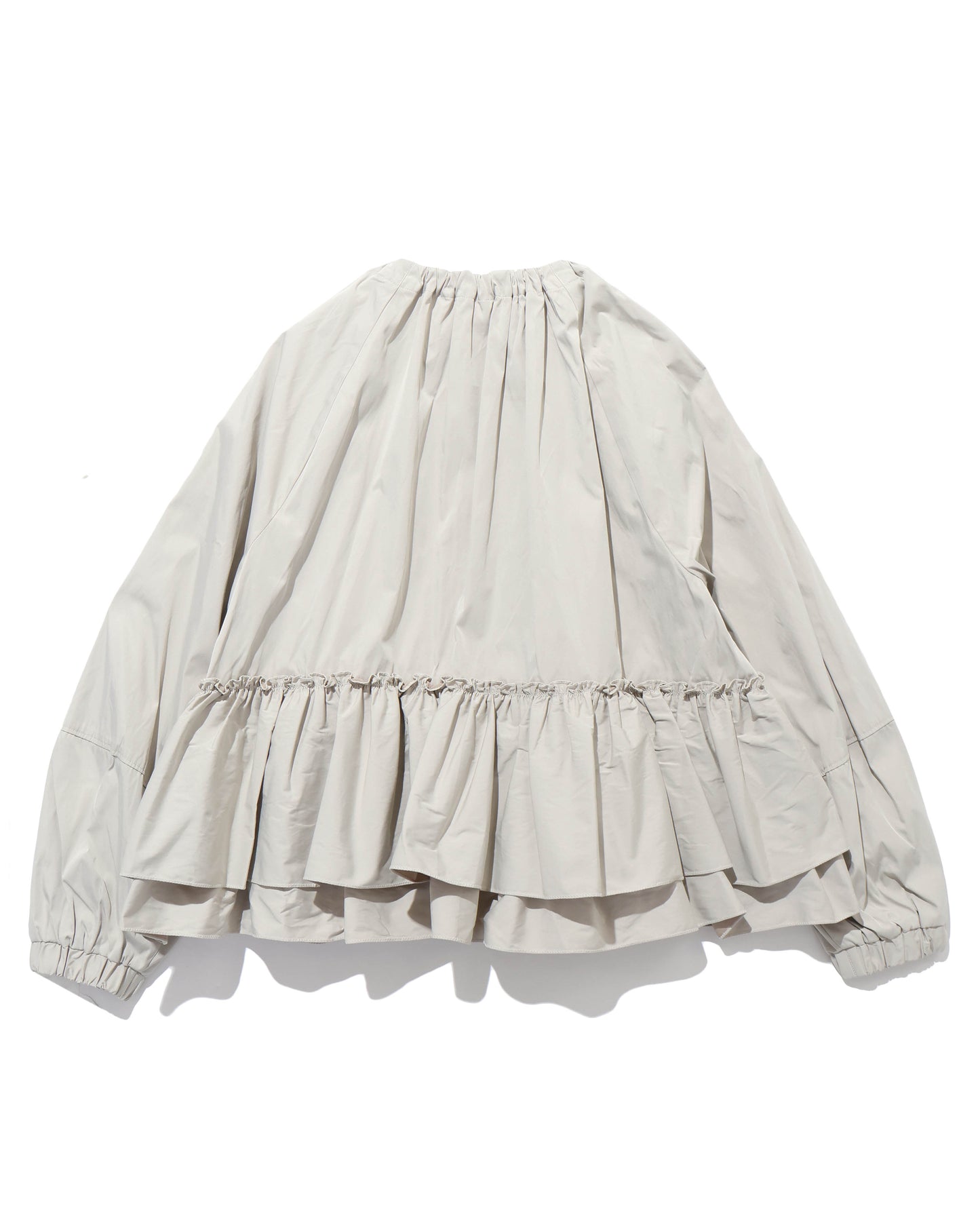 spiral taffeta raffle blouson
