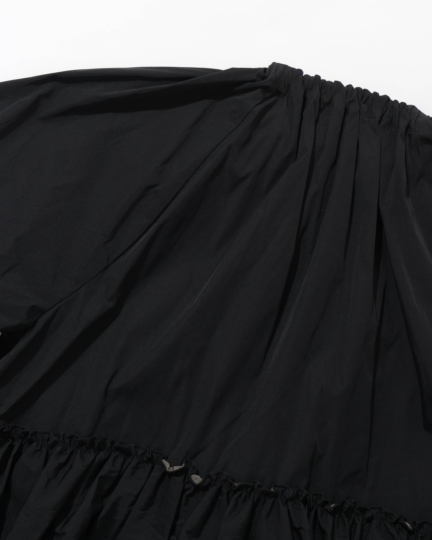 spiral taffeta raffle blouson