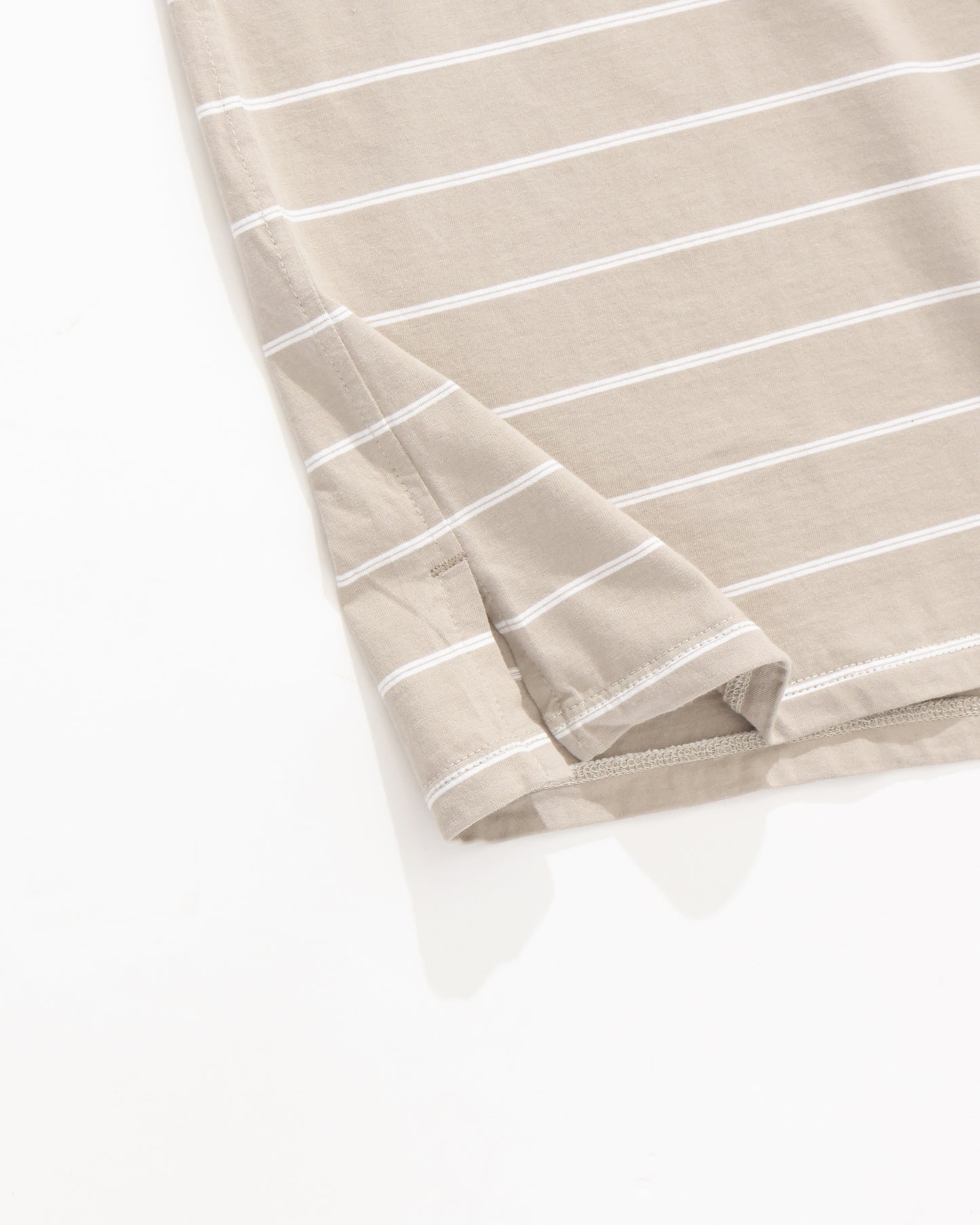 COACH Q/S V-NECK TEE BORDER COTTON JERSEY