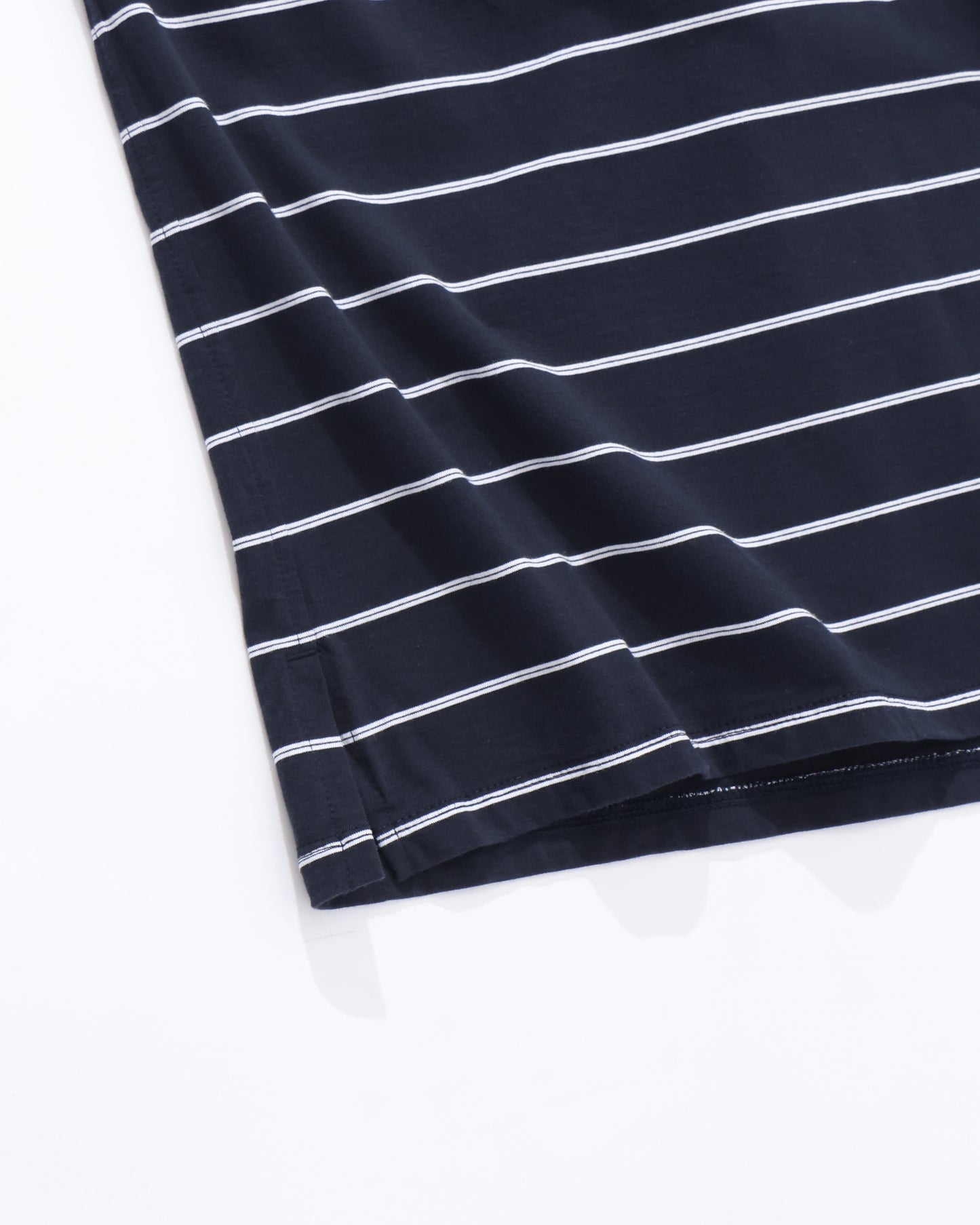 COACH Q/S V-NECK TEE BORDER COTTON JERSEY