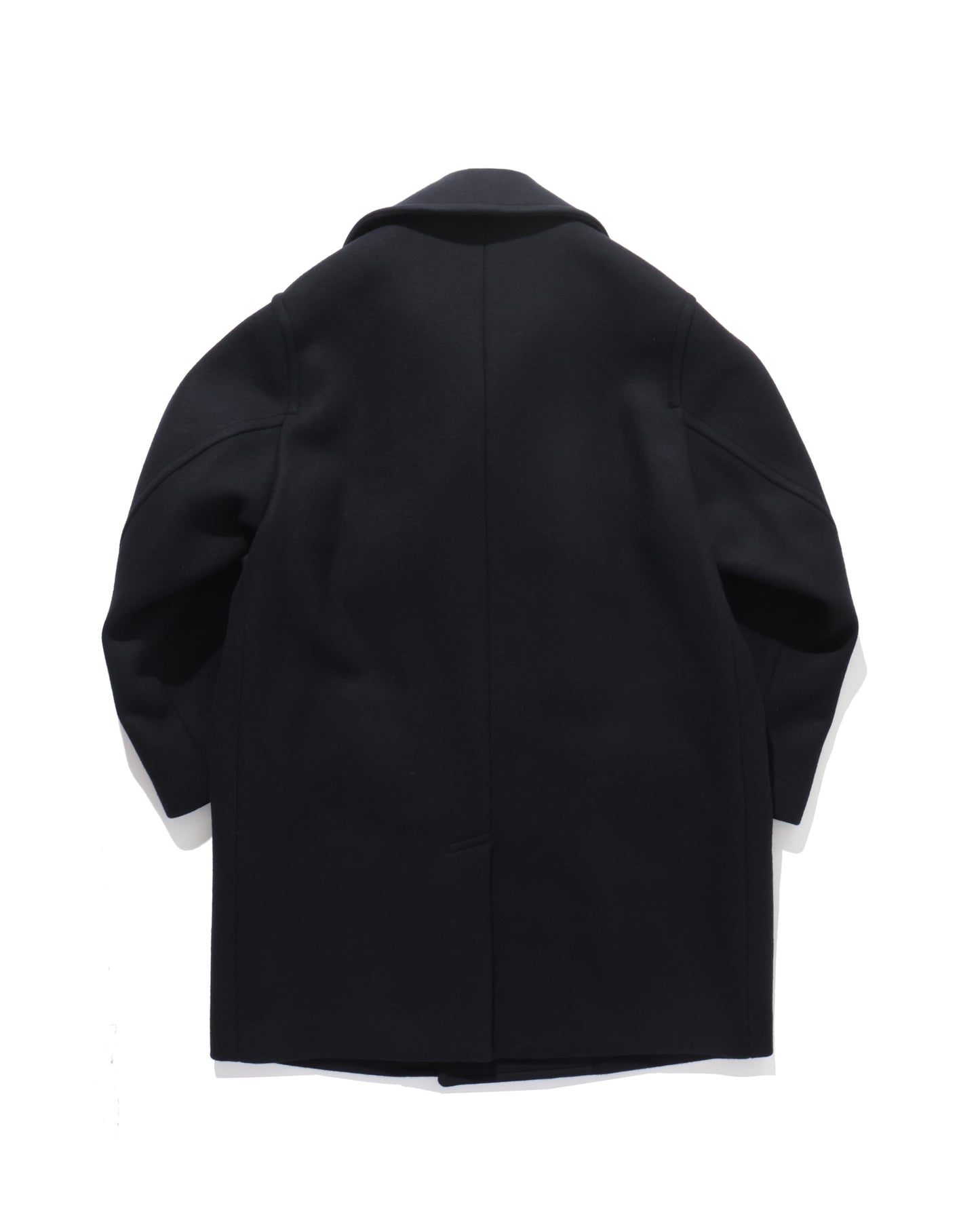 Wool Melton 10B Pea Coat DarkNavy