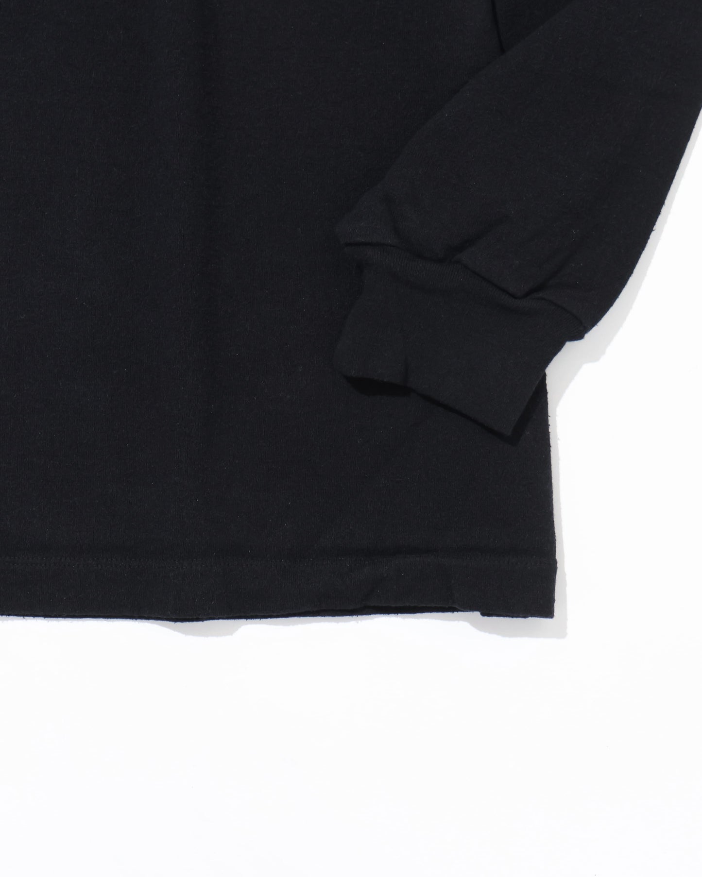 Co/Silk Nep Raglan Tee BlackNavy