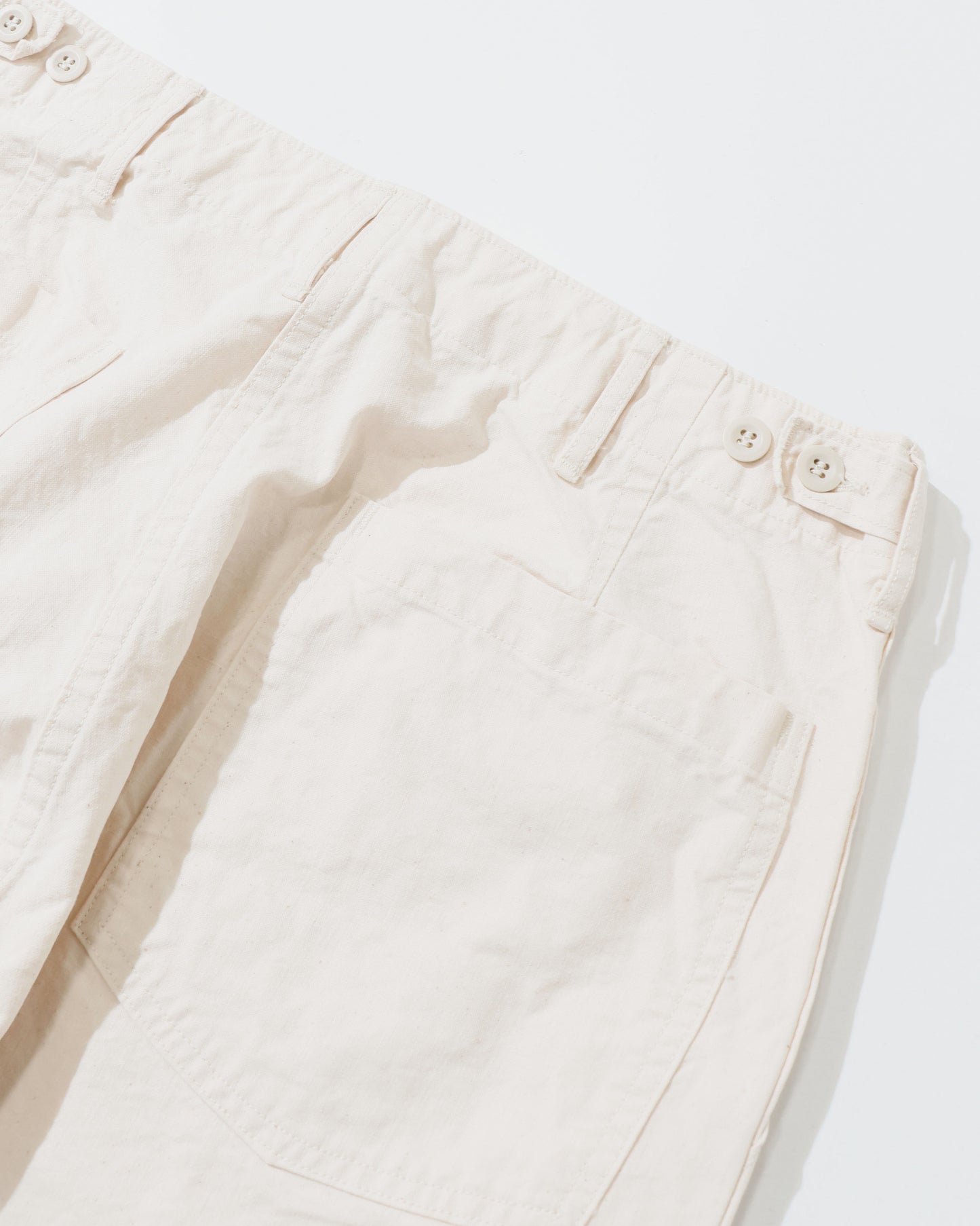 SUMMER FATIGUE PANTS ECRU