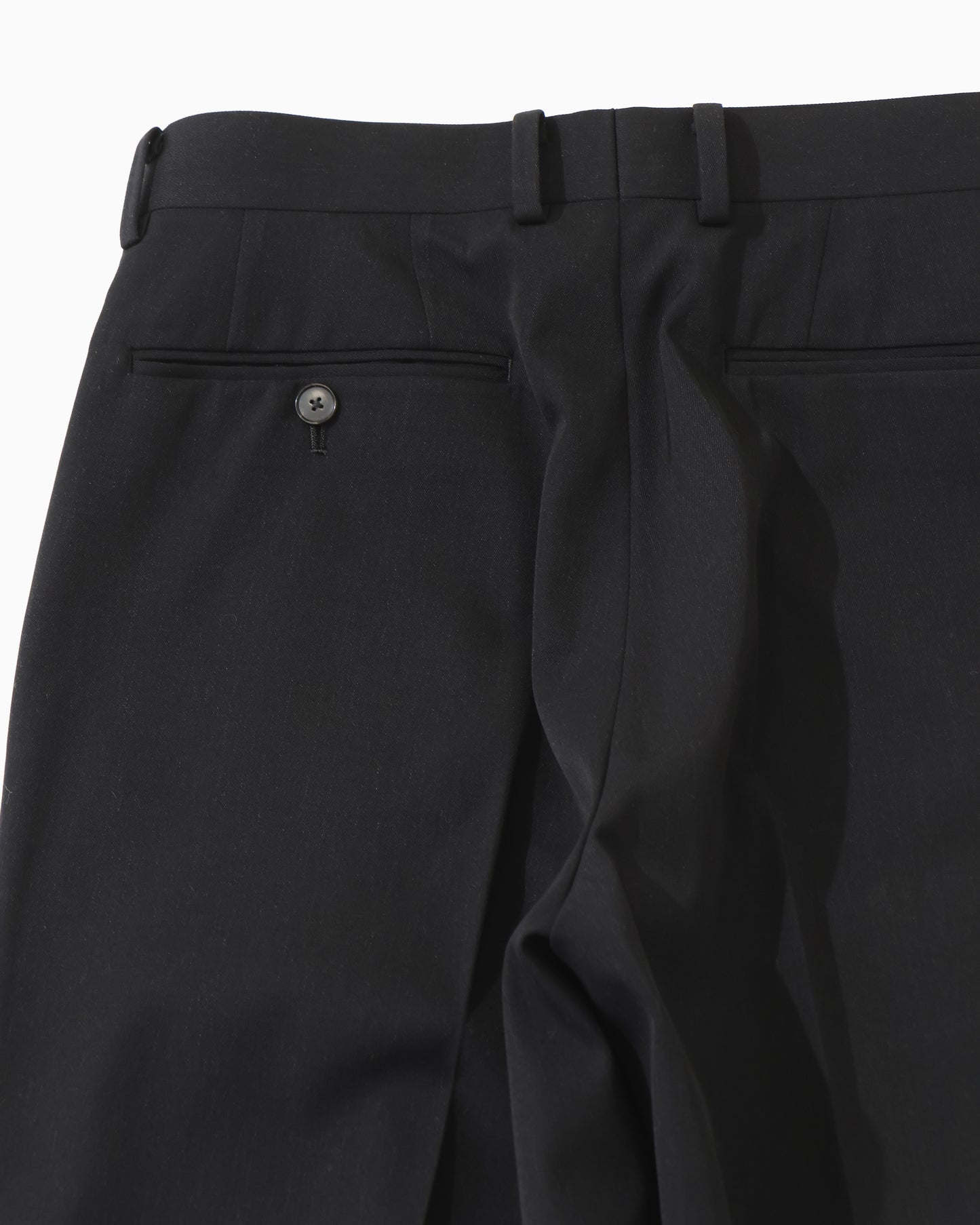 LIGHT WOOL MAX GABARDINE SLACKS TOP BLACK