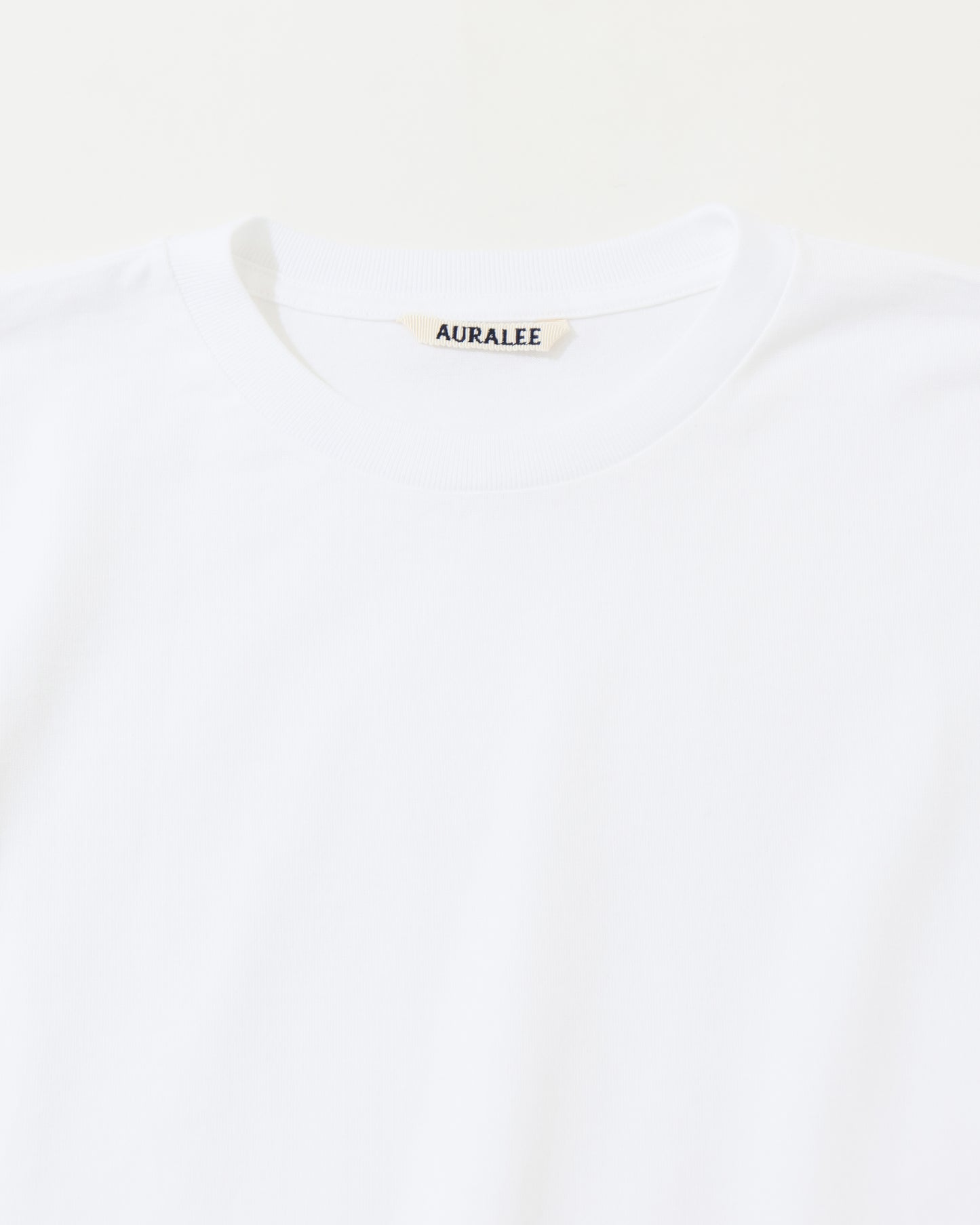 LUSTER PLAITING L/S TEE WHITE