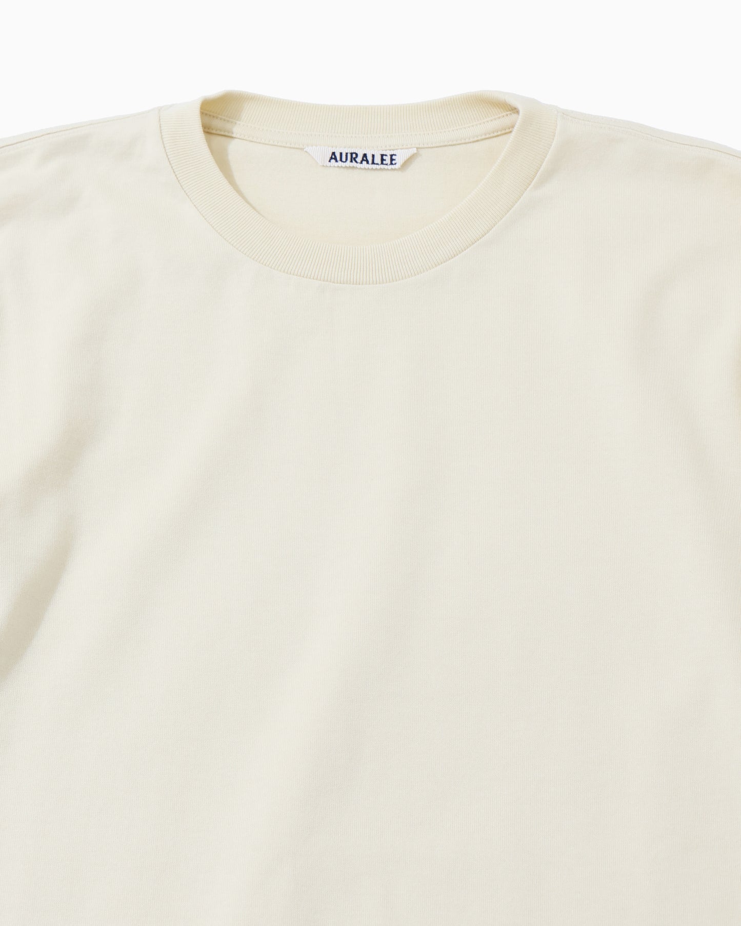 LUSTER PLAITING L/S TEE IVORY BEIGE