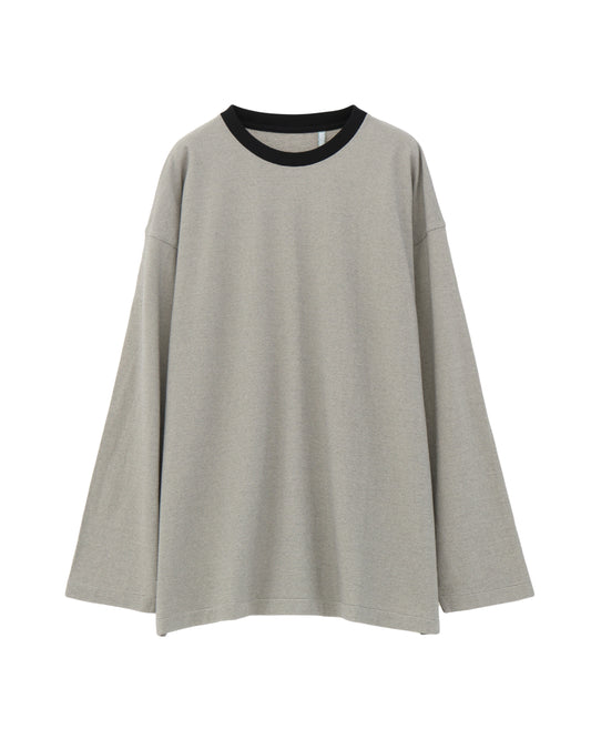 Hard Twisted Stripe Jersey L/S Tee INK BLACK PIN STRIPE