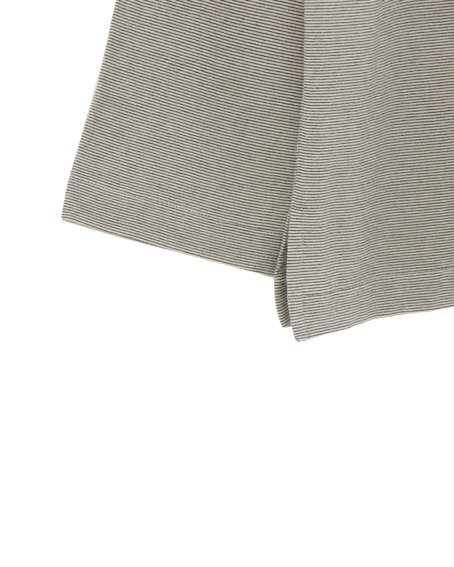 Hard Twisted Stripe Jersey L/S Tee INK BLACK PIN STRIPE