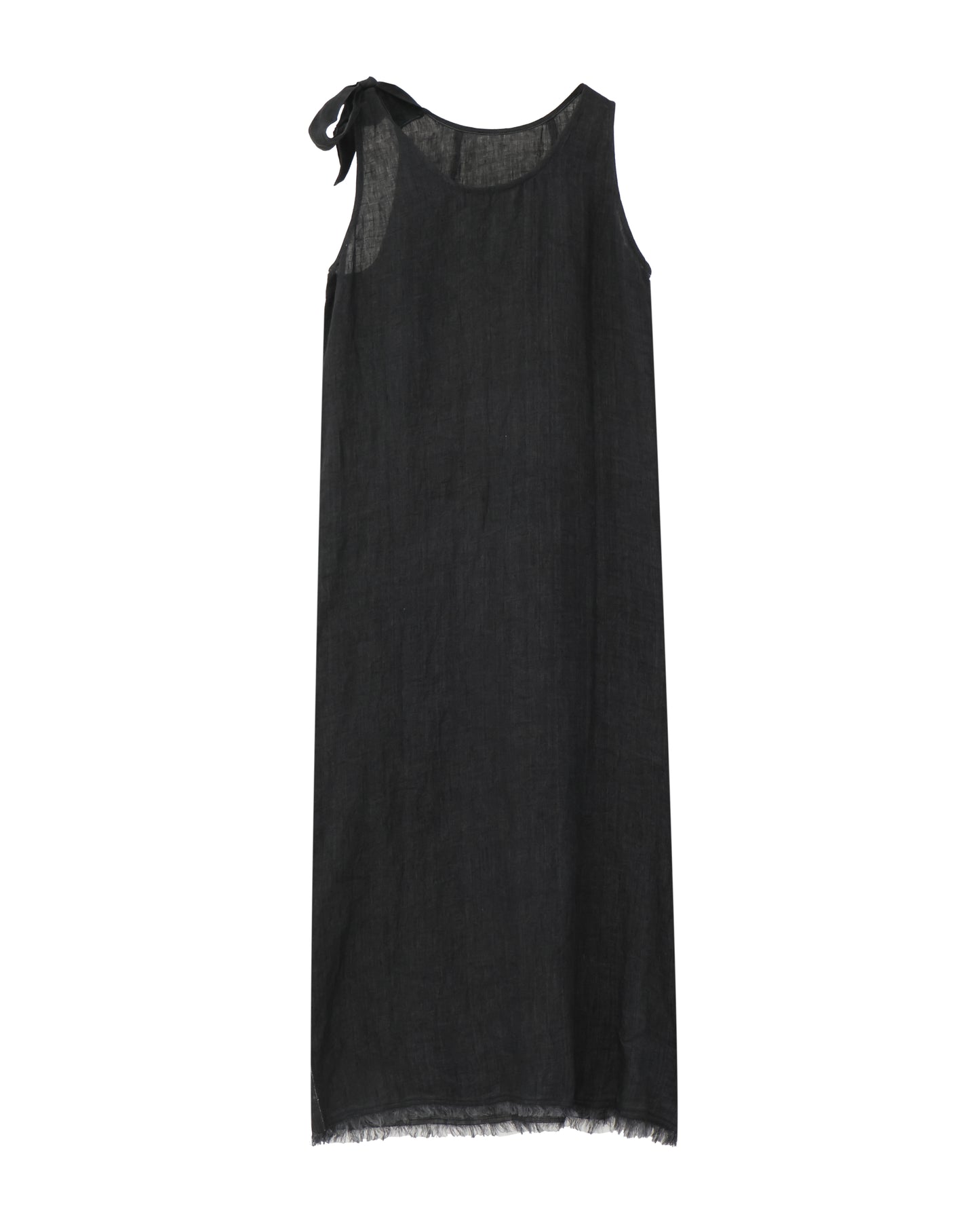 khadi linen sleeveless dress