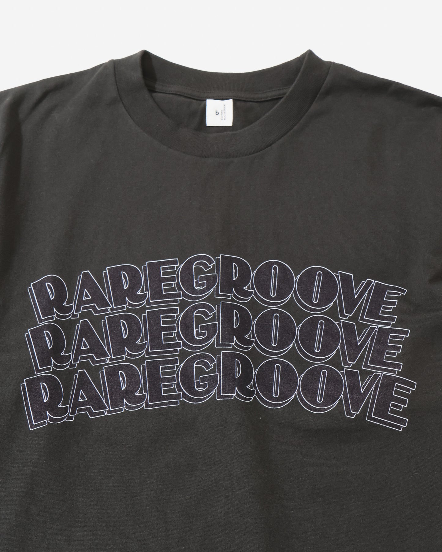 RAREGROOVE Print Tee STANDARD InkBlack×Black-PT