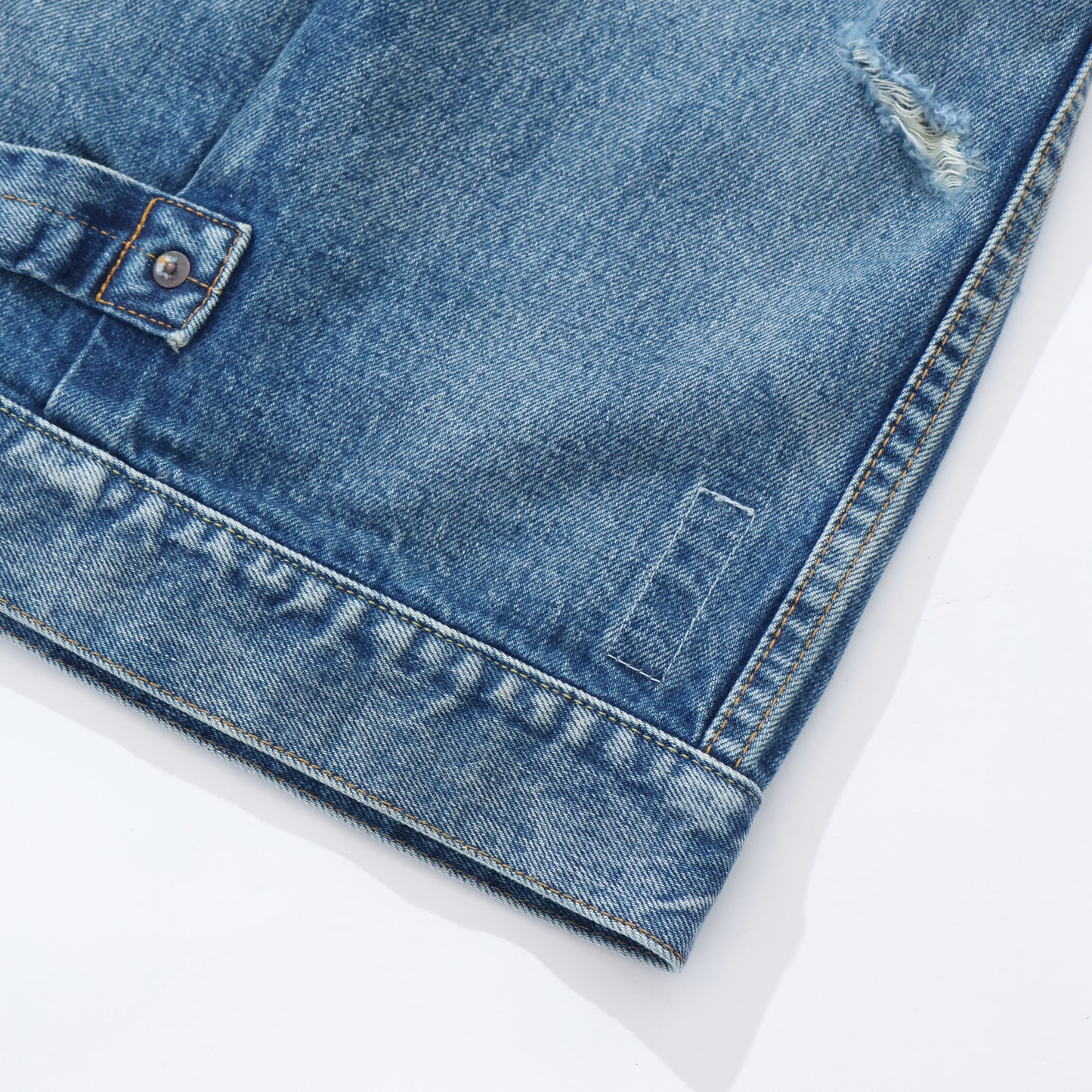 "FRAGMENT × SEQUEL" DAMAGE DENIM JACKET