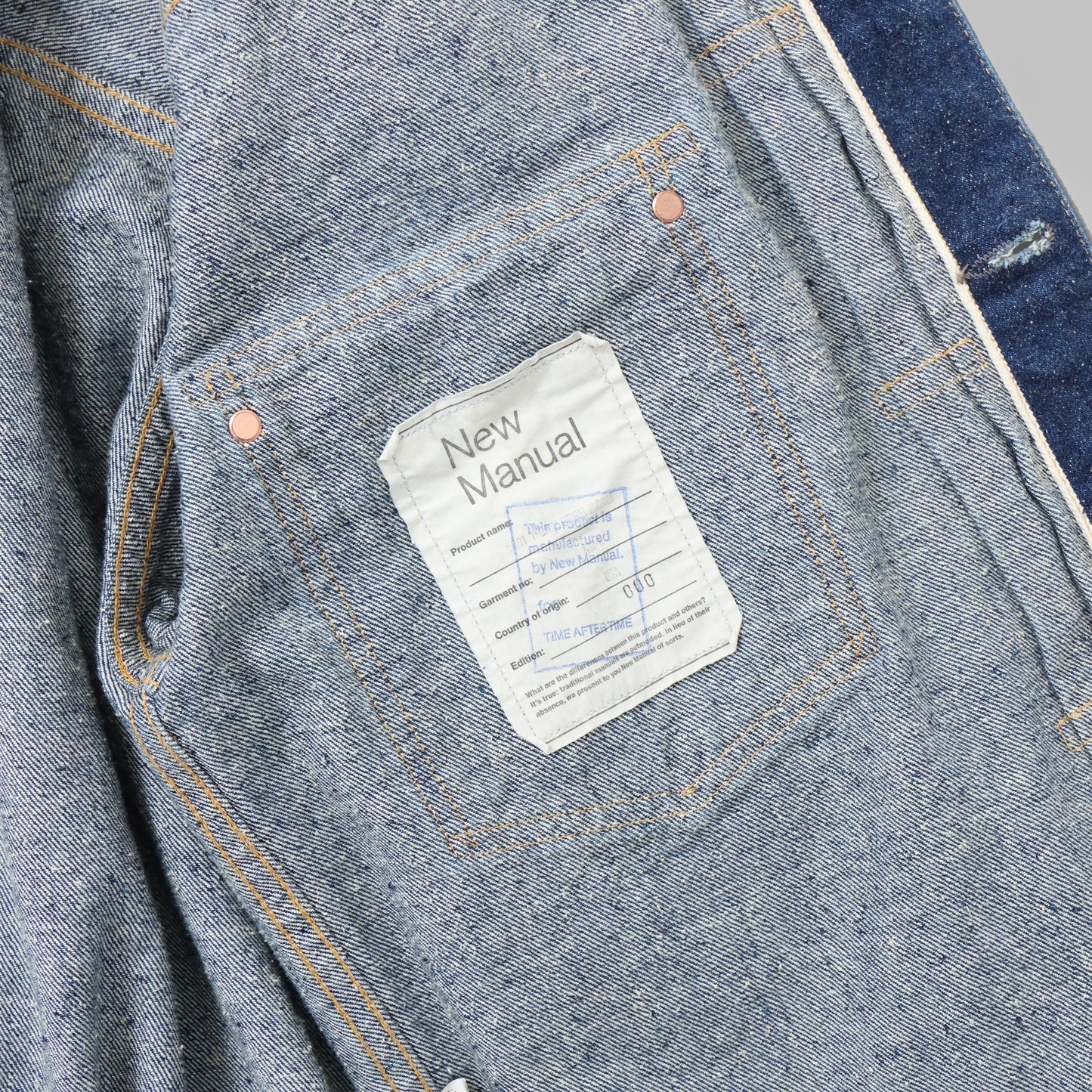 #001 T-BACK DENIM JACKET-JOB314 EXCLUSIVE