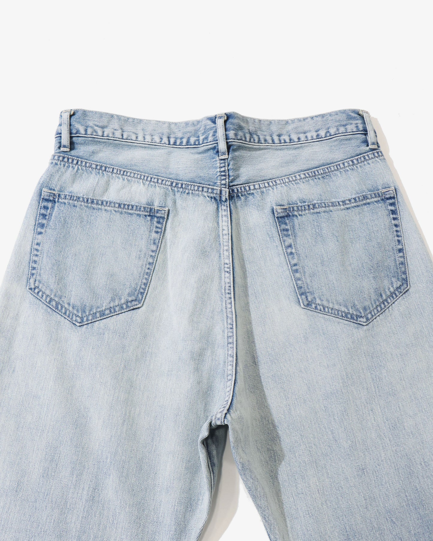 FADED SELVEDGE LIGHT DENIM PANTS LIGHT INDIGO (MENS)